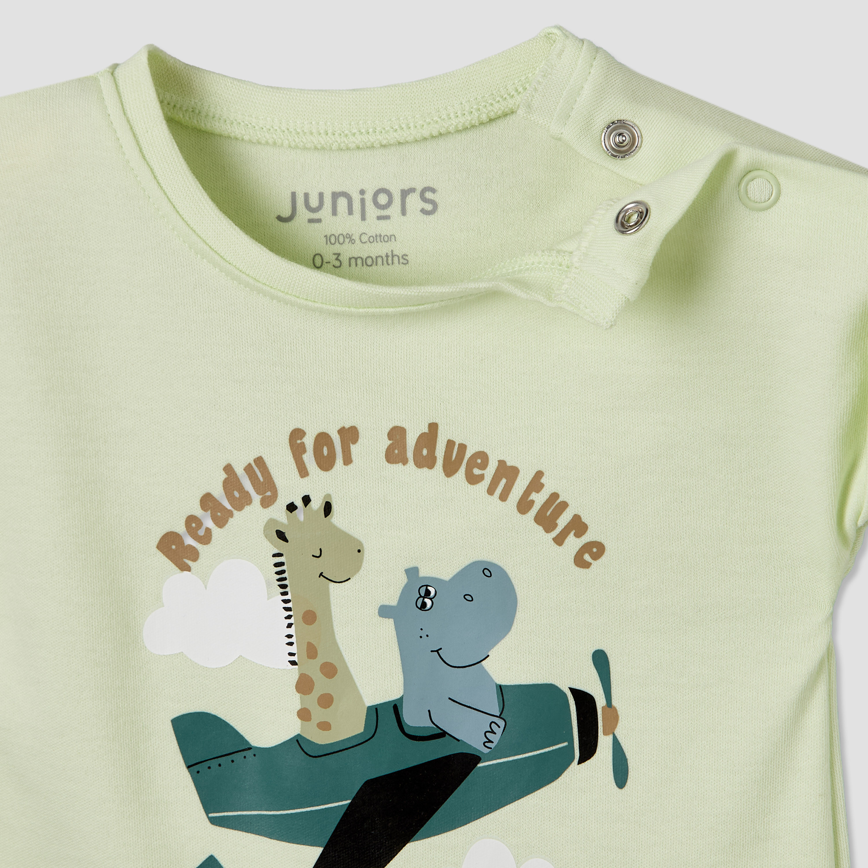 Pack of 4 Juniors Round Neck Short Sleeves Romper with Snap Button Closure-baby-boys-clothing-rompers-image-8