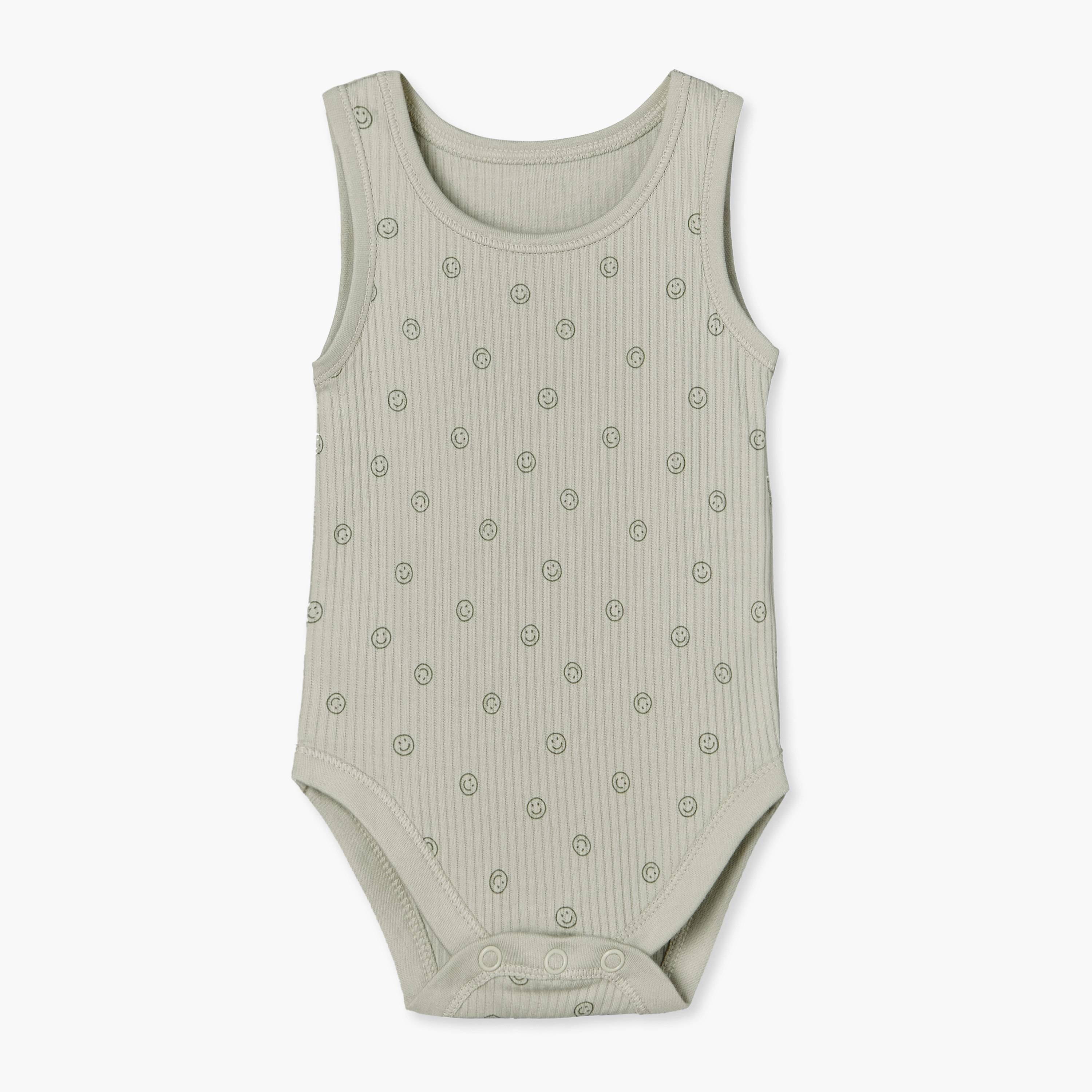 بودي سوت دون أكمام بياقة مستديرة وزر إغلاق كبّاس من جونيورز - عبوة 5 قطع-baby-boys-clothing-bodysuits-image-3
