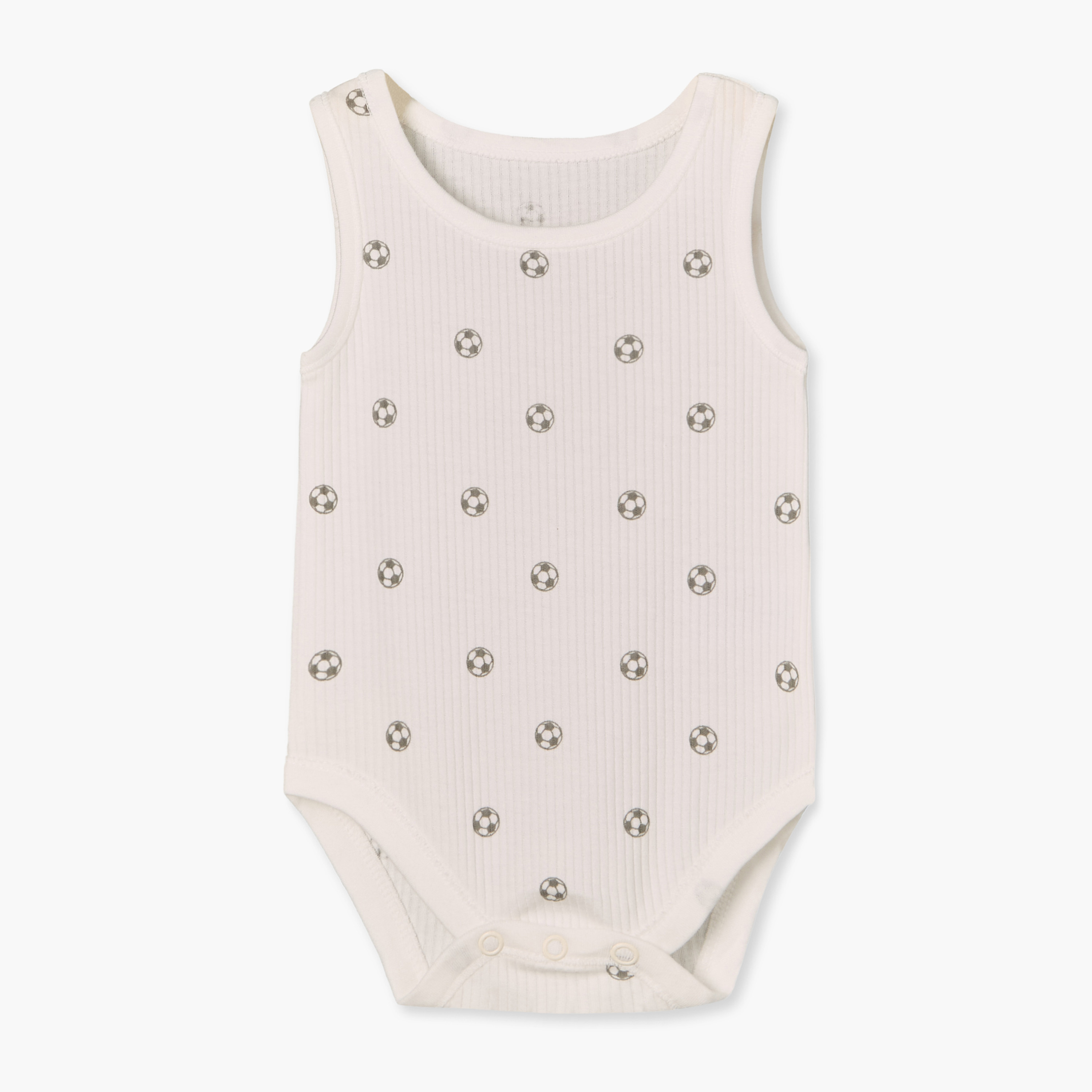 بودي سوت دون أكمام بياقة مستديرة وزر إغلاق كبّاس من جونيورز - عبوة 5 قطع-baby-boys-clothing-bodysuits-image-4