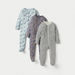 Juniors Printed Closed Feet Sleepsuit with Long Sleeves - Set of 3-Sleepsuits-thumbnailMobile-0
