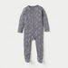 Juniors Printed Closed Feet Sleepsuit with Long Sleeves - Set of 3-Sleepsuits-thumbnailMobile-2
