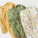 Juniors Animal Print Sleepsuit with Zip Closure - Set of 3-Sleepsuits-thumbnailMobile-3