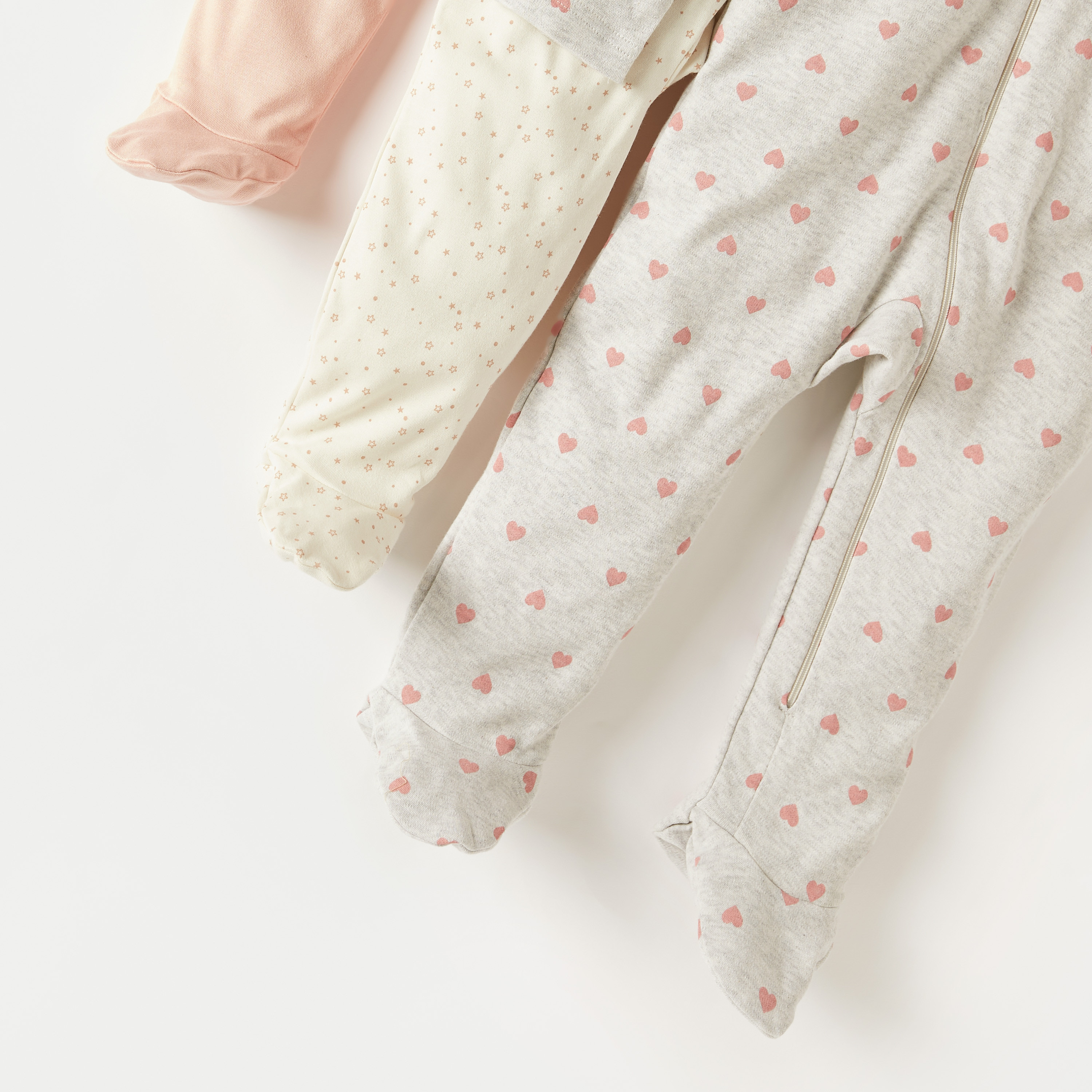 طقم بدلة نوم مغلقة القدمين بطبعات 3 قطع من جونيورز-baby-girls-clothing-nightwear-sleepsuits-image-6