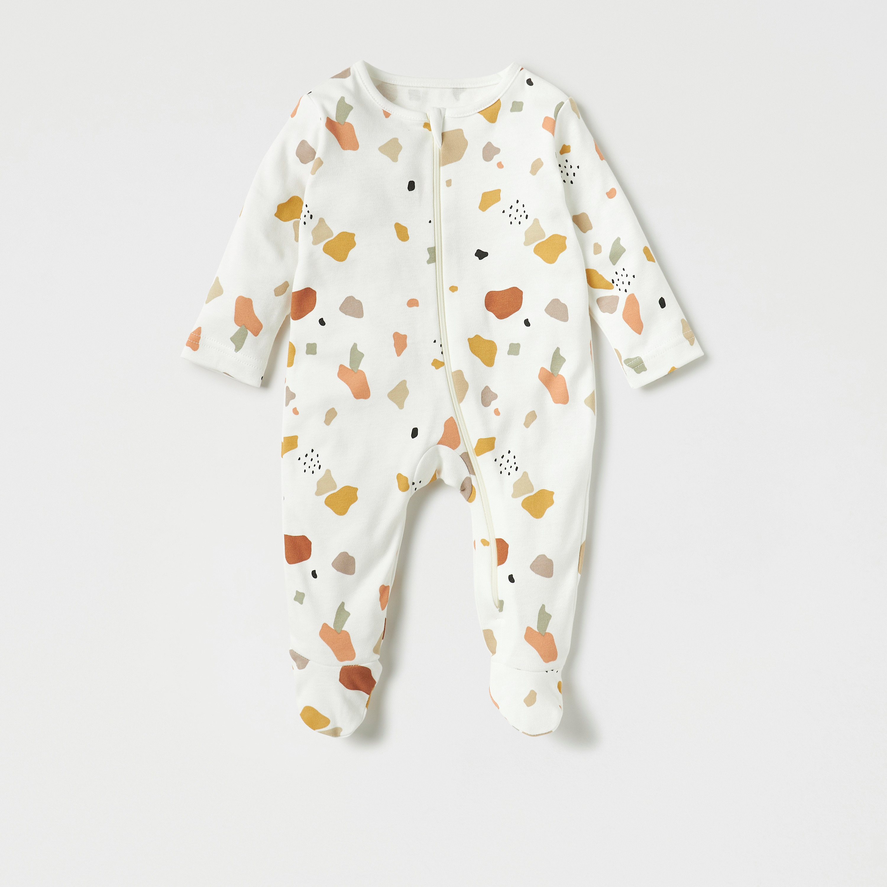 Juniors All-Over Print Closed Feet Sleepsuit - Set of 3-baby-girls-clothing-nightwear-sleepsuits-image-4