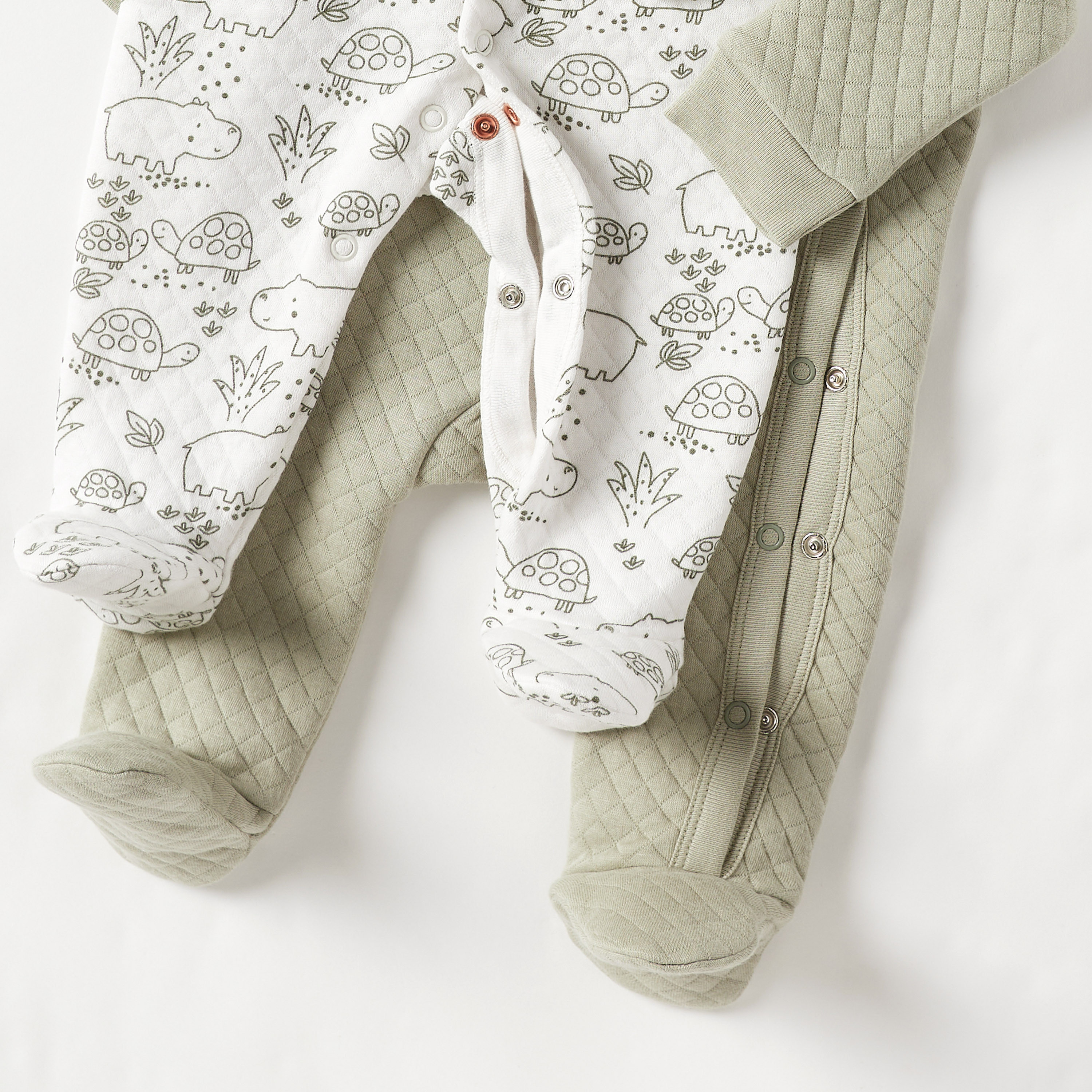بدلة نوم مبطنة بأكمام طويلة من جونيورز - طقم من قطعتين-baby-boys-clothing-nightwear-sleepsuits-image-5