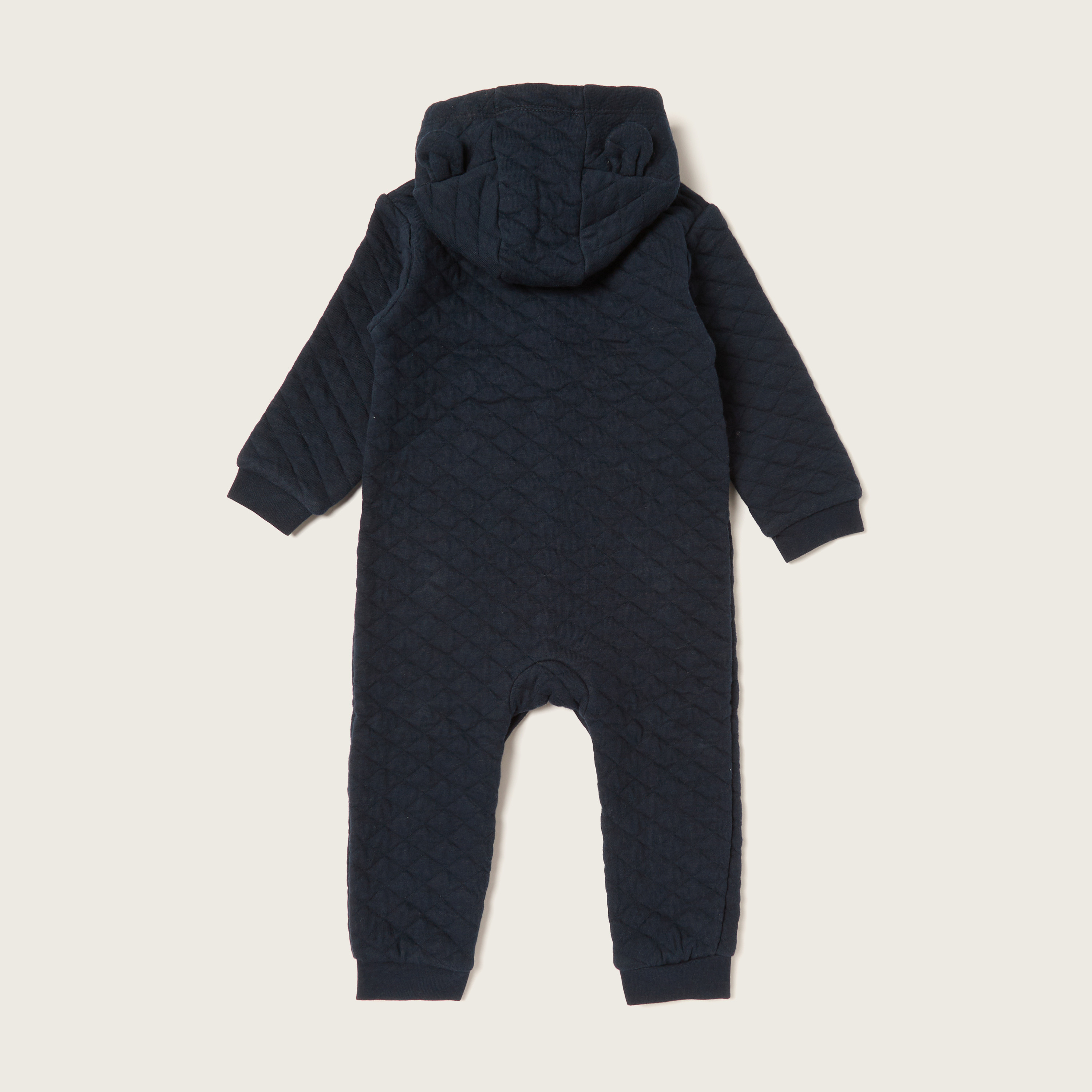Juniors Quilted Sleepsuit with Hood and Long Sleeves-baby-boys-clothing-nightwear-sleepsuits-image-4