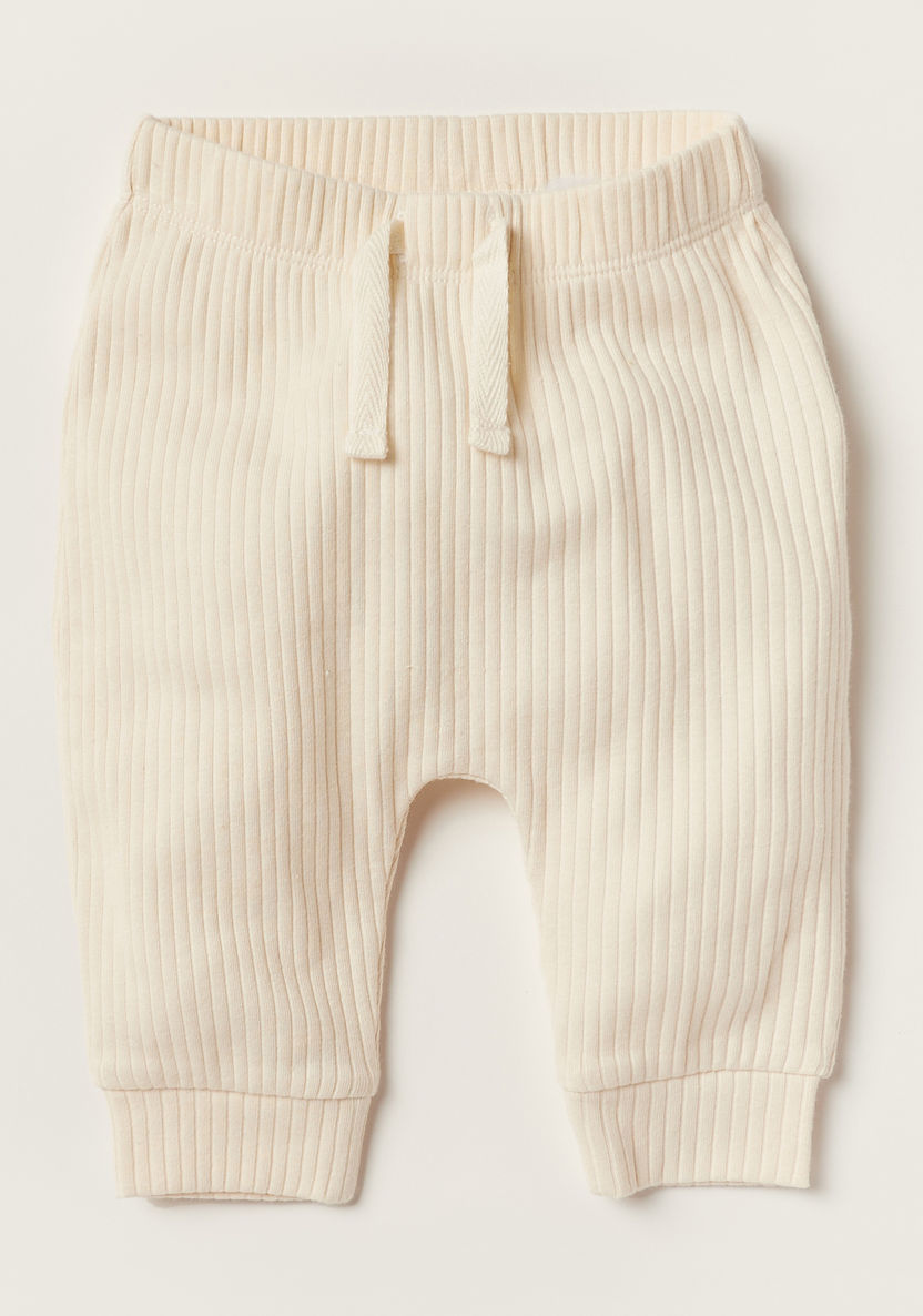 Juniors Bunny Print Bodysuit with Pyjamas and Cap Set-Bodysuits-image-2