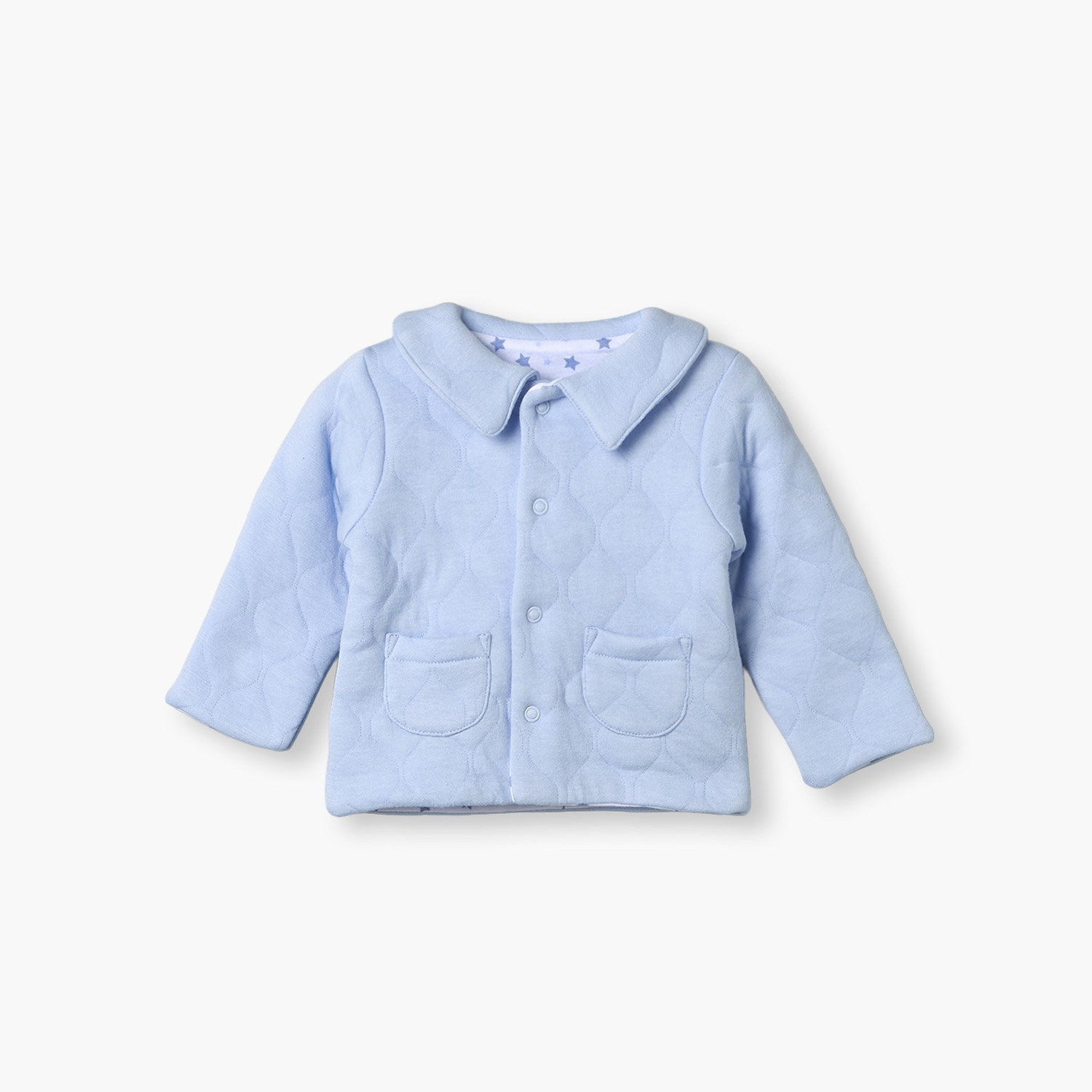 كارديجان مبطن بياقة عادية وجيب من جونيورز-baby-boys-clothing-winterwear-jacketsandblazers-image-2