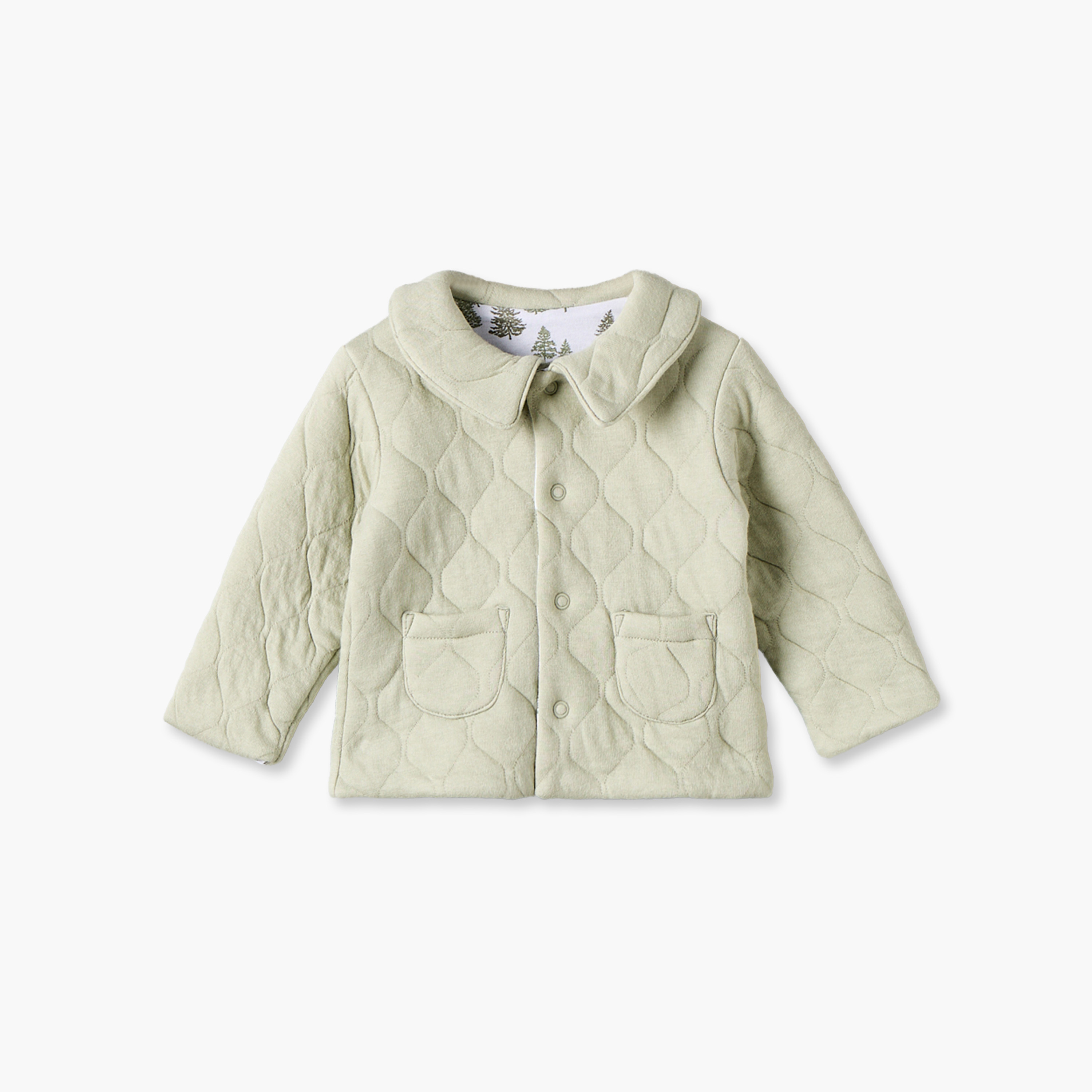 Juniors Collared Jacket with Pockets-baby-boys-clothing-winterwear-jacketsandblazers-image-2