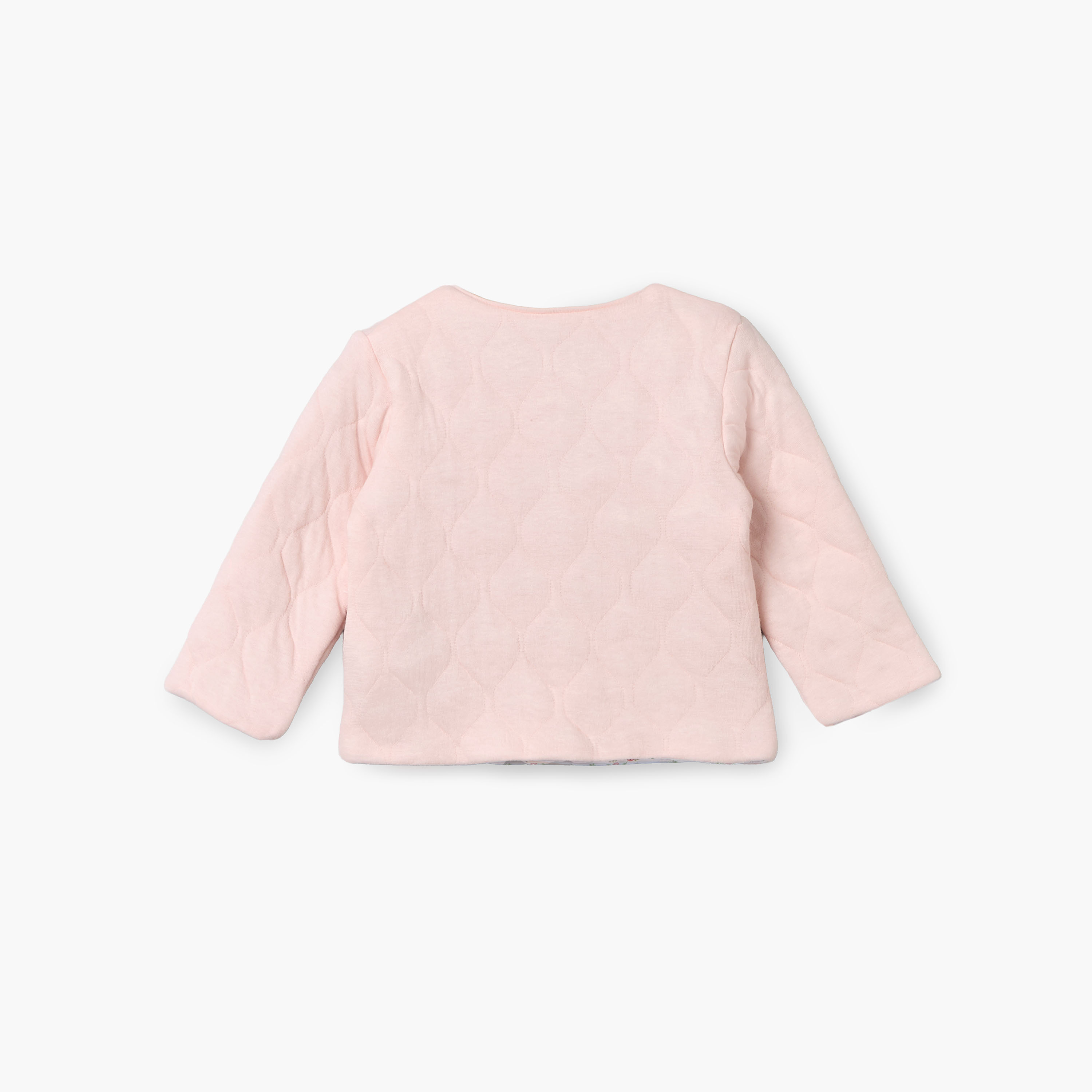 Juniors Crew Neck Cardigan with Snap Button Closure-girls-clothing-jumpersandcardigans-image-3