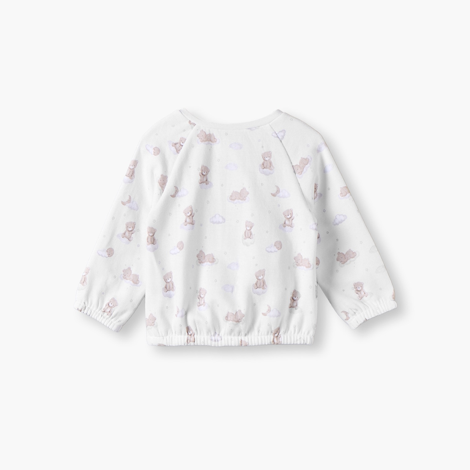 Juniors Cotton Crew Neck Long Sleeves Pyjama Set with Teddy Bear Print-baby-boys-clothing-nightwear-pyjamasets-image-4