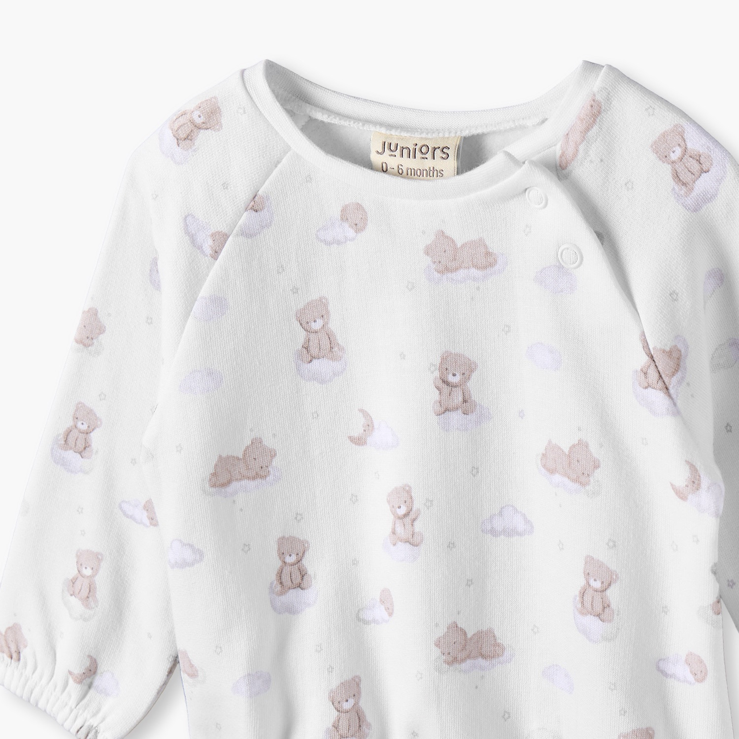 Juniors Cotton Crew Neck Long Sleeves Pyjama Set with Teddy Bear Print-baby-boys-clothing-nightwear-pyjamasets-image-7