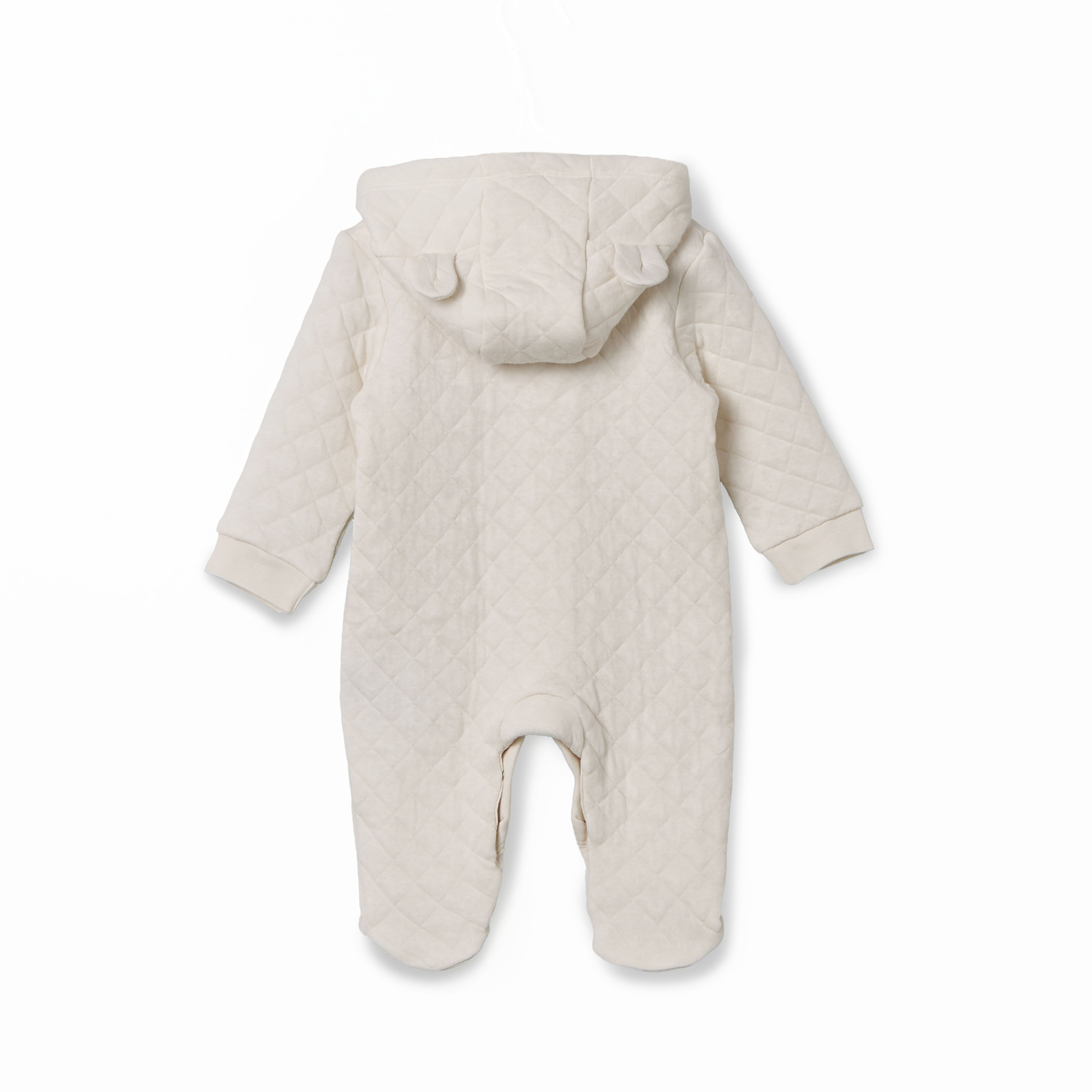Juniors Cotton Hooded Neck Long Sleeves Sleepsuit with Snap Button Closure-baby-boys-clothing-nightwear-sleepsuits-image-3