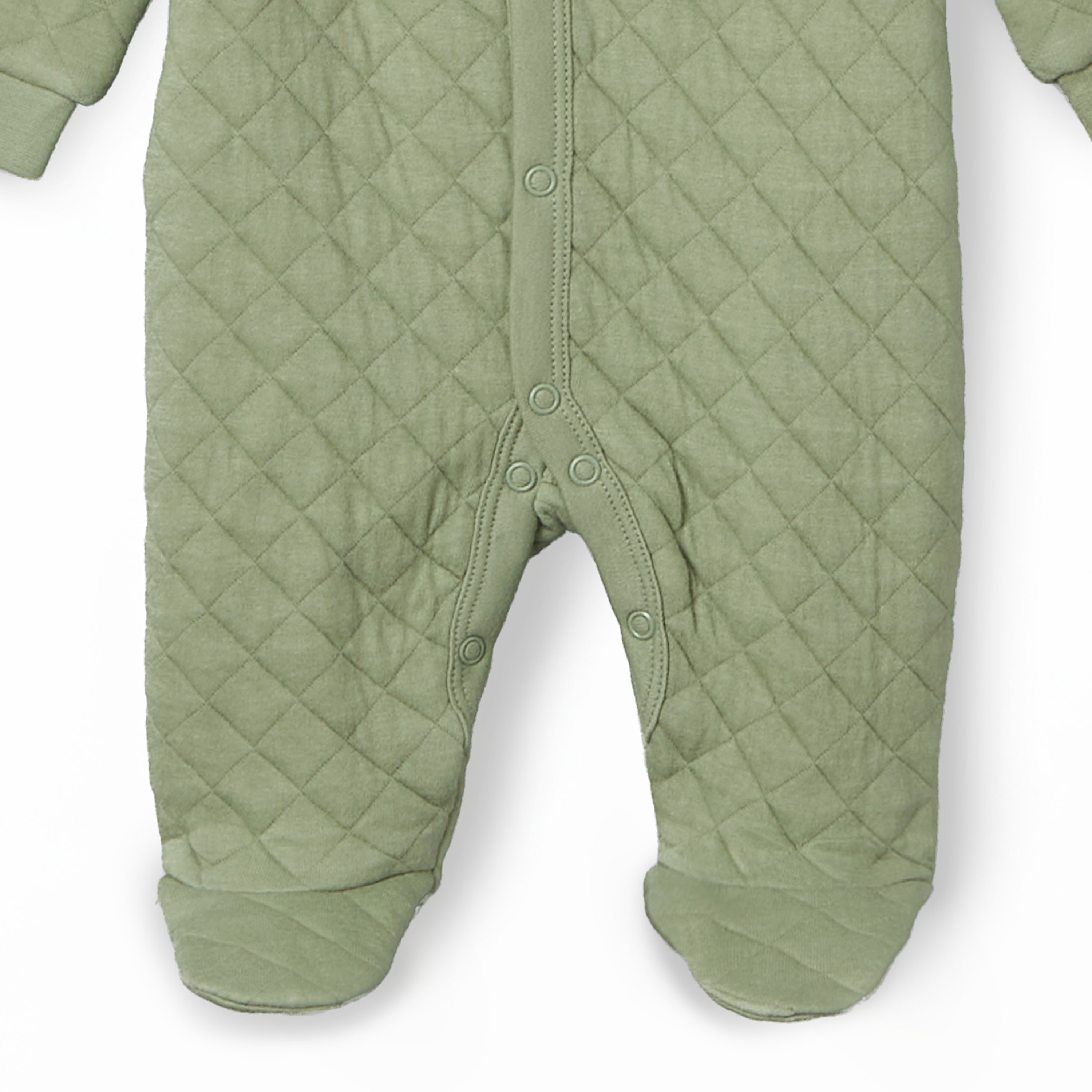 Juniors Cotton Hooded Neck Long Sleeves Sleepsuit with Snap Button Closure-baby-boys-clothing-nightwear-sleepsuits-image-5