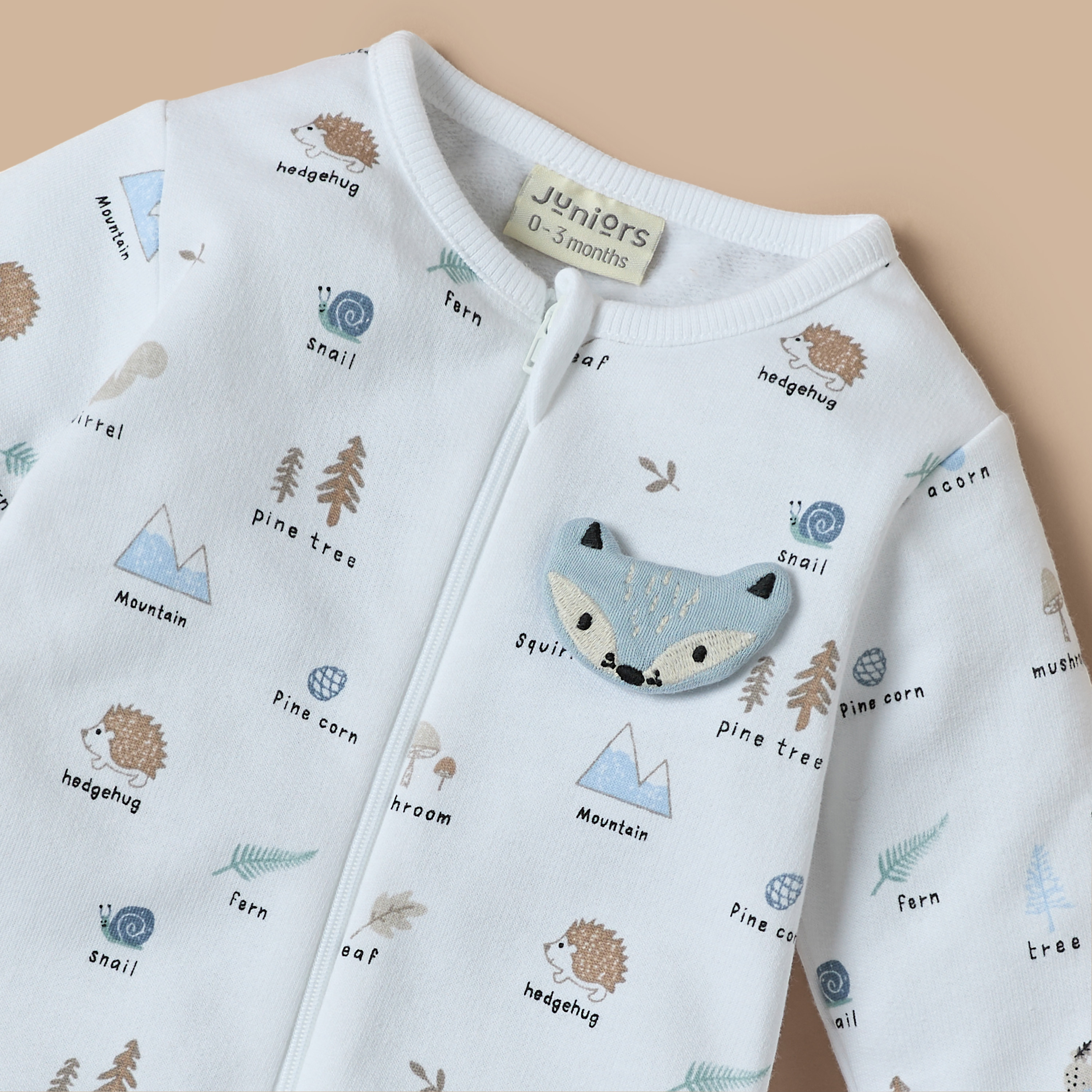 Juniors All-Over Print Sleepsuit with Long Sleeves and Zip Closure-baby-boys-clothing-winterwear-sleepsuits-image-3