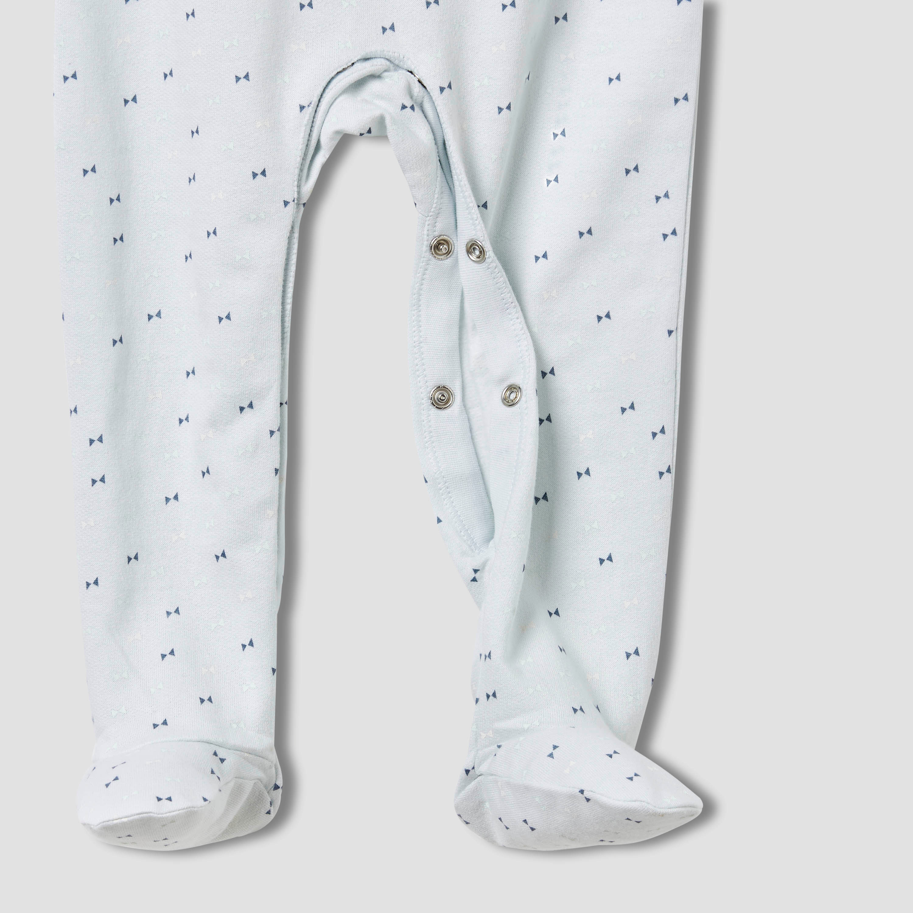 Juniors Round Neck Sleepsuit with Closed Feet - Cotton - Long Sleeves-baby-girls-clothing-nightwear-sleepsuits-image-4