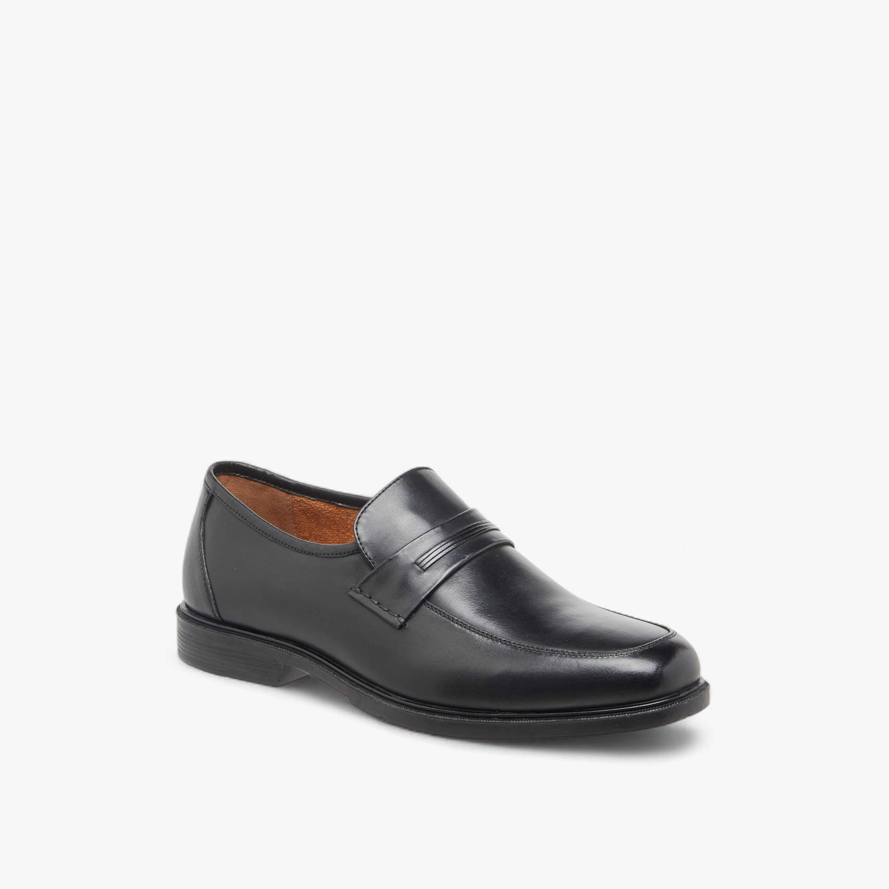 LBL by Shoexpress Solid Slip-On Loafers-men-shoes-formalshoes-image-2