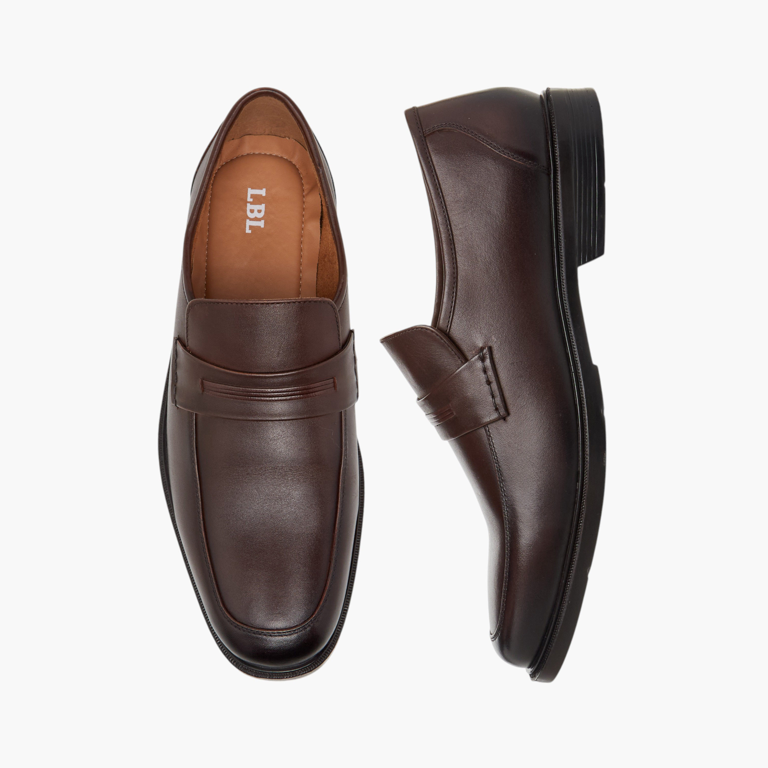 LBL by Shoexpress Solid Slip-On Loafers-men-shoes-formalshoes-image-6