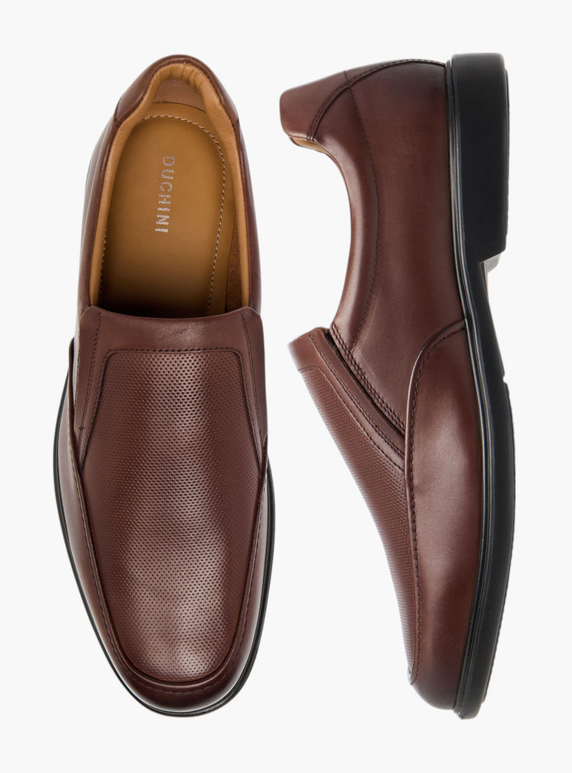 حذاء لوفر جلد سهل الارتداء بارز الملمس للرجال من دوتشيني-men-shoes-formalshoes-image-1