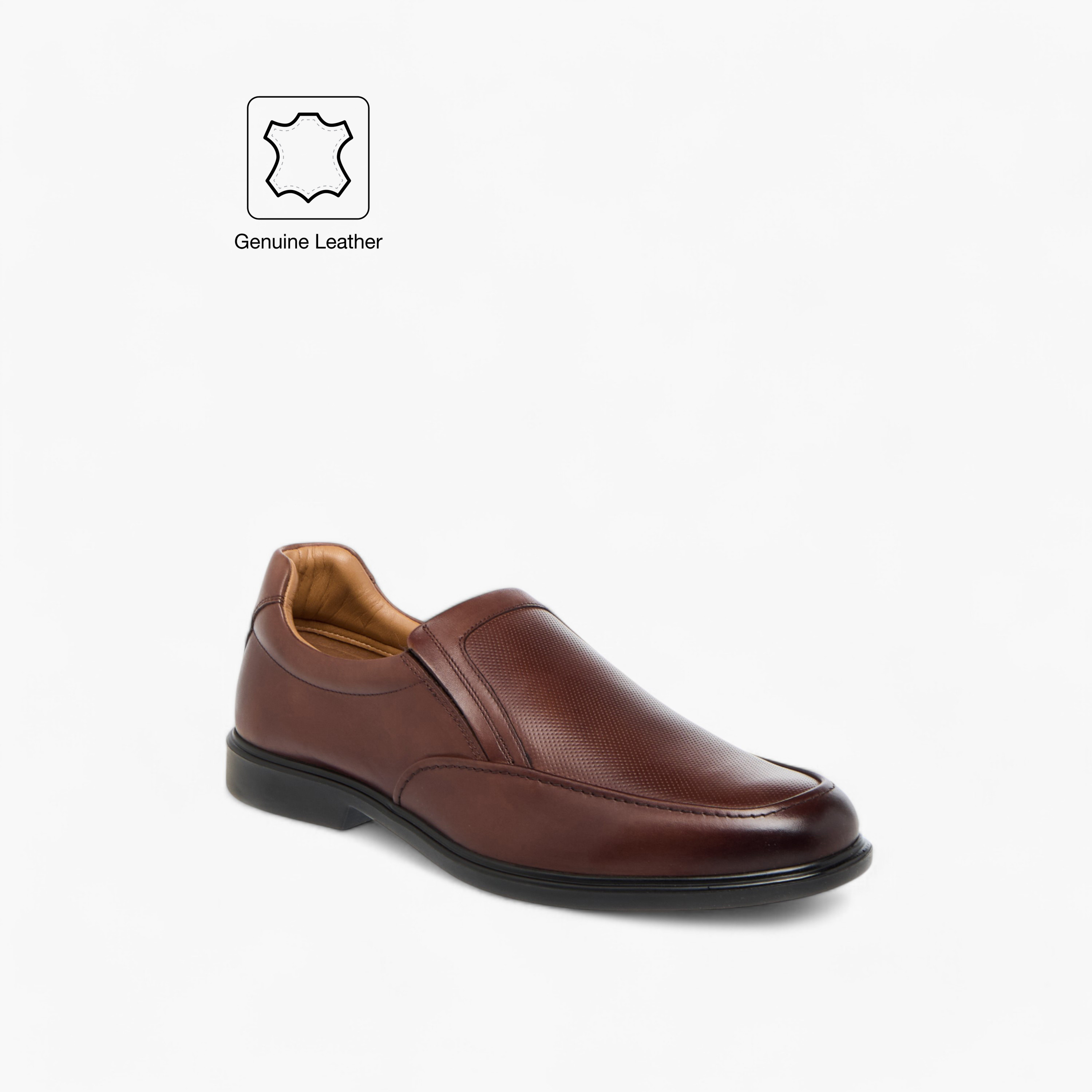 حذاء لوفر جلد سهل الارتداء بارز الملمس للرجال من دوتشيني-men-shoes-formalshoes-image-2