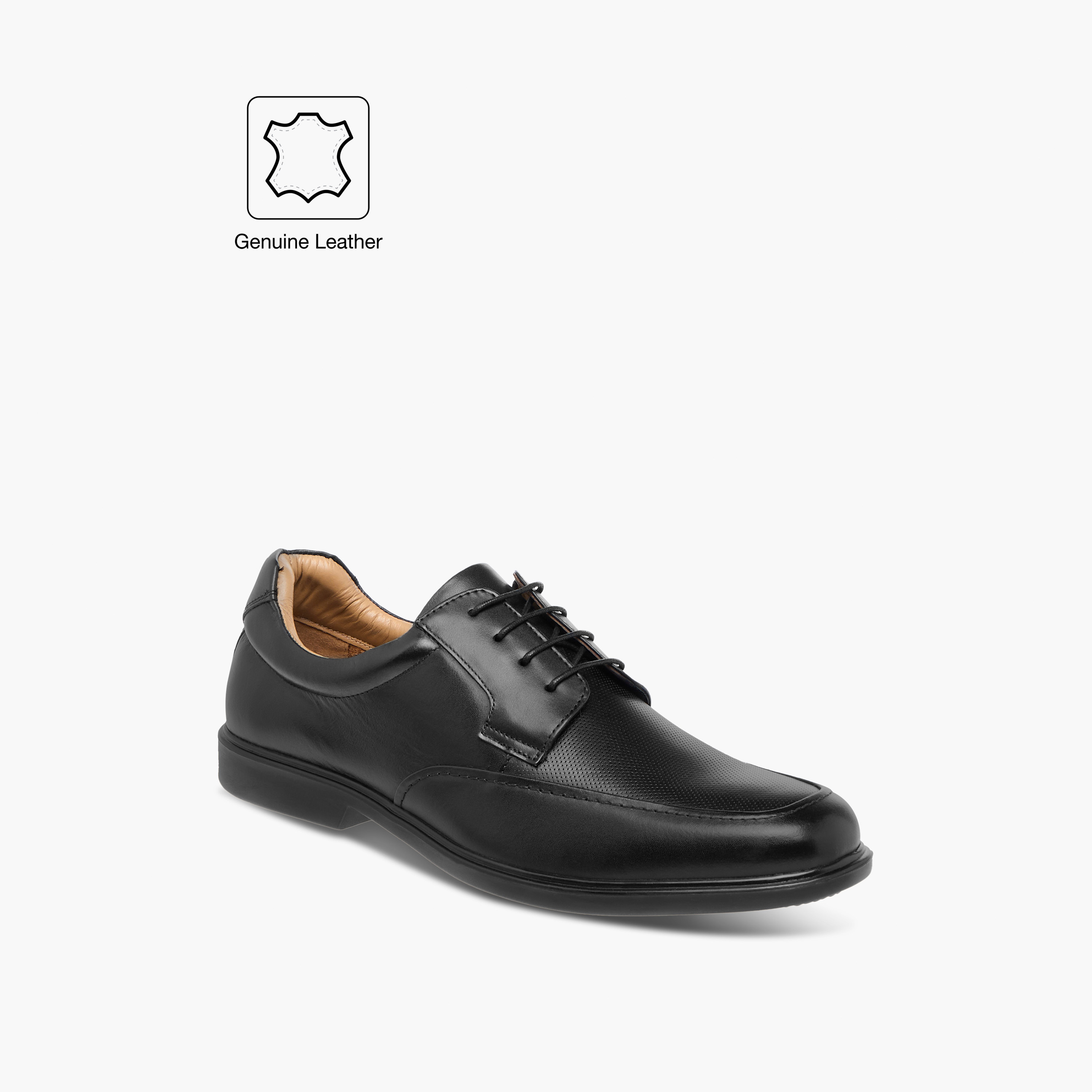 حذاء ديربي جلد بارز الملمس برباط إغلاق للرجال من دوتشيني-men-shoes-formalshoes-image-2