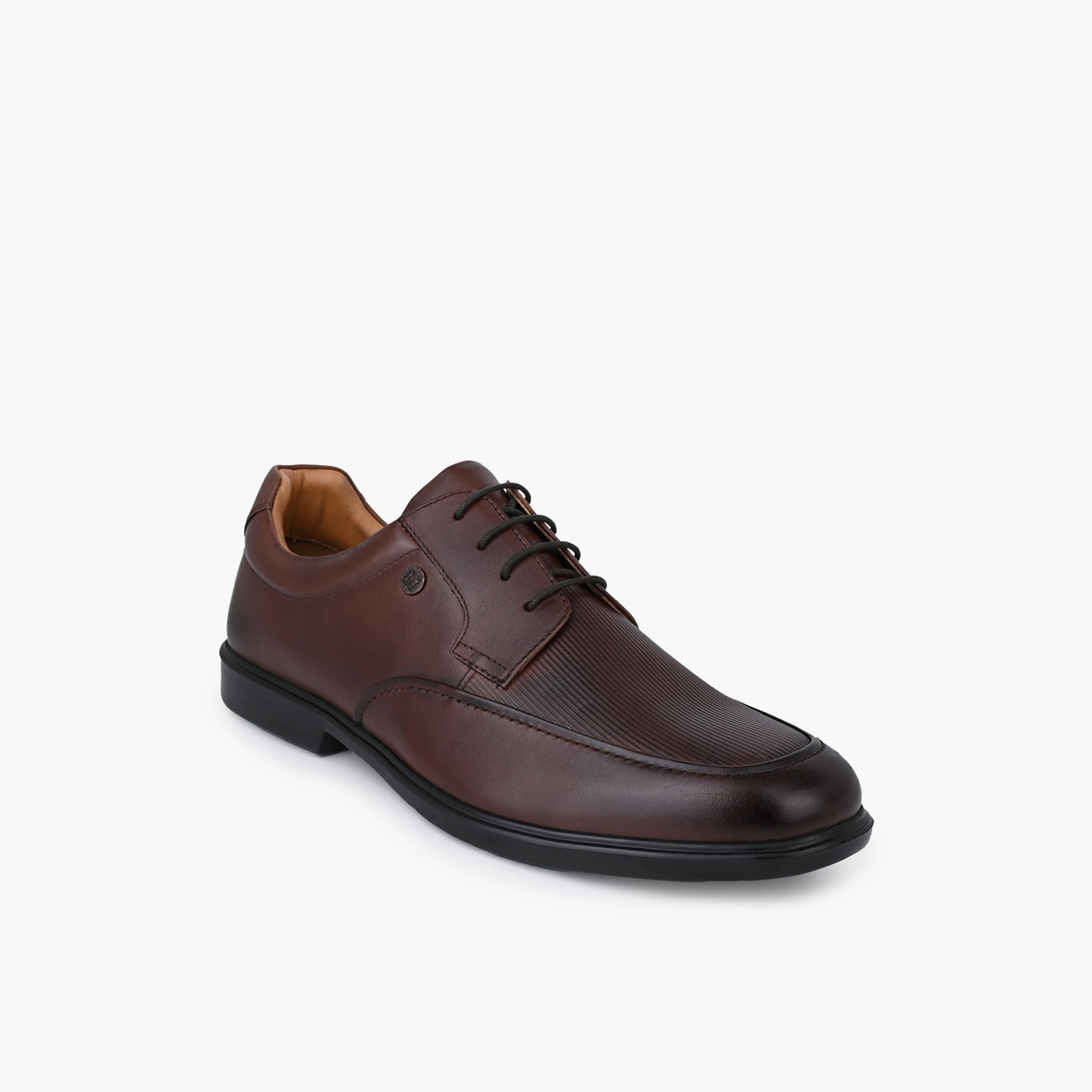 Duchini Men Lace-Up Leather Derby Shoes-men-shoes-formalshoes-image-2