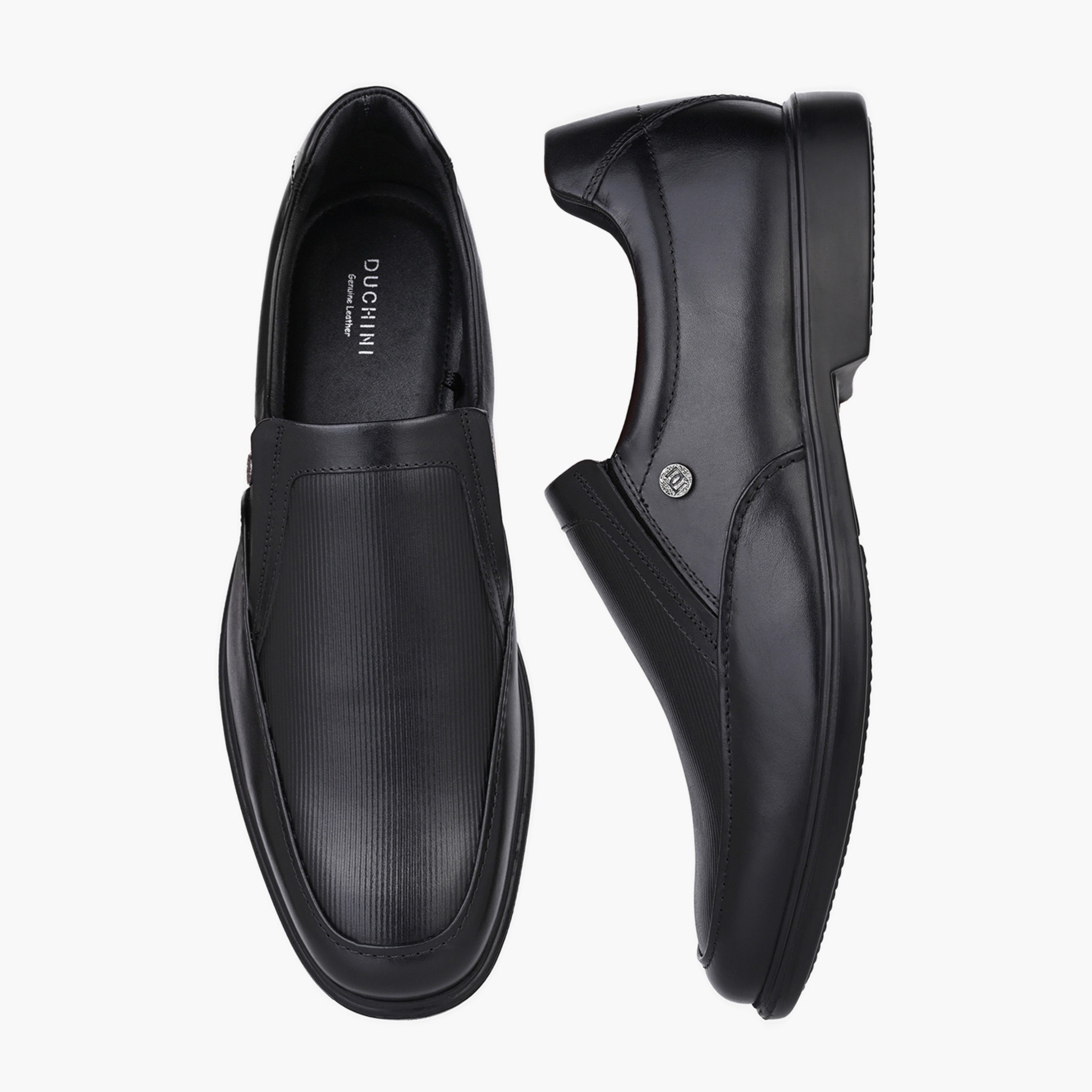 Duchini Men Leather Slip-On Loafers-men-shoes-loafersandmoccasins-image-1