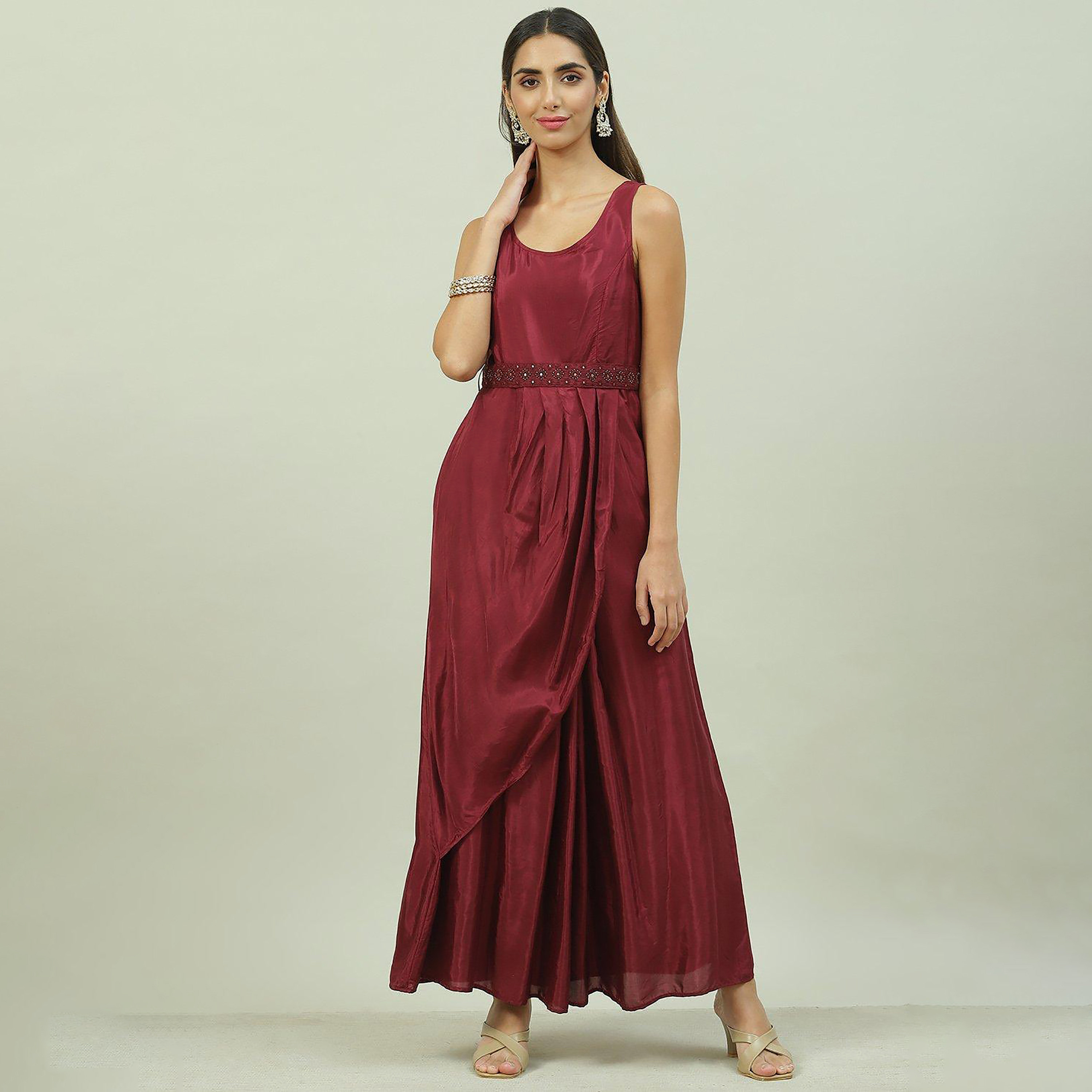 Biba burgundy outlet dress