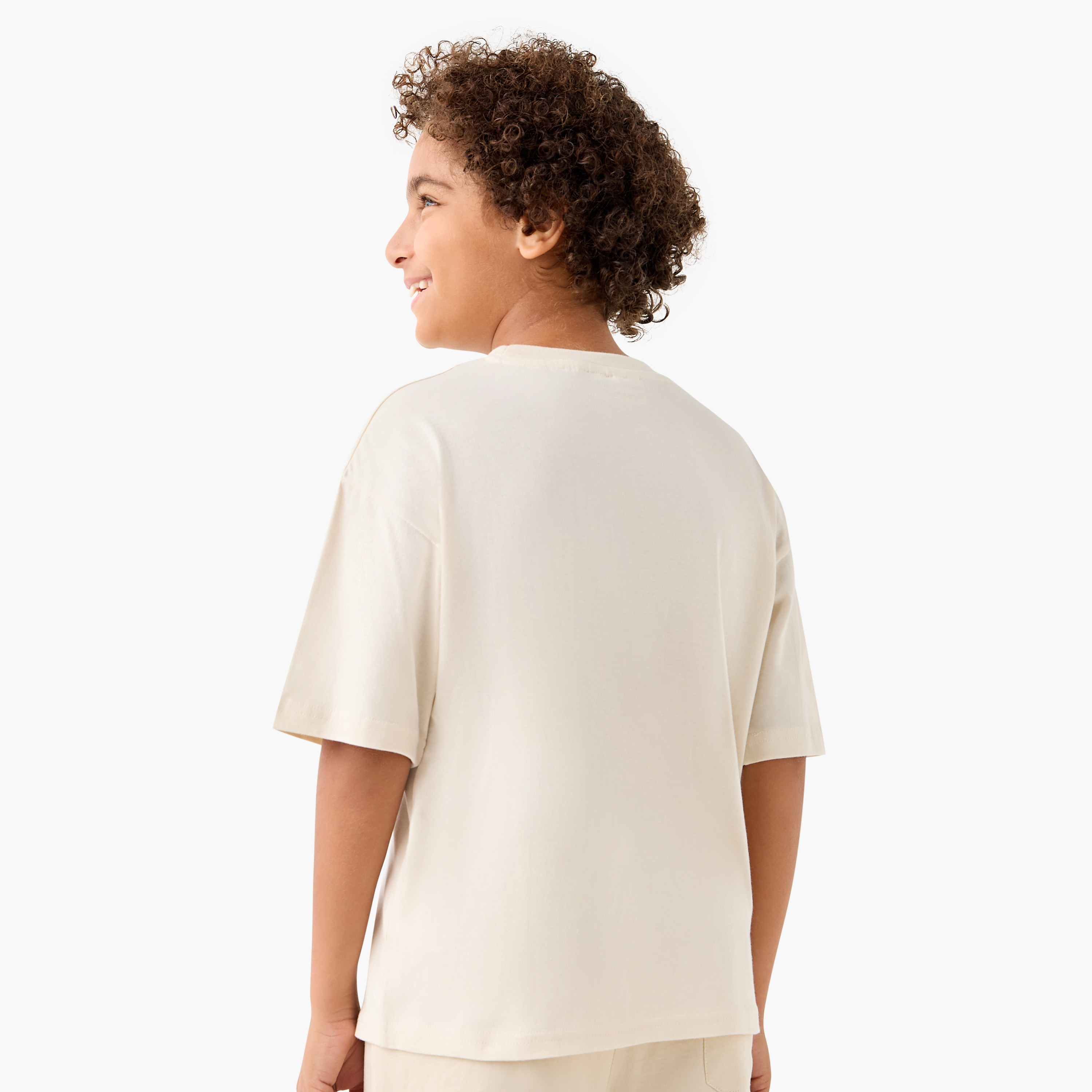 Pokemon Printed T-shirt with Short Sleeves-boys-clothing-tshirtsandpolos-image-3
