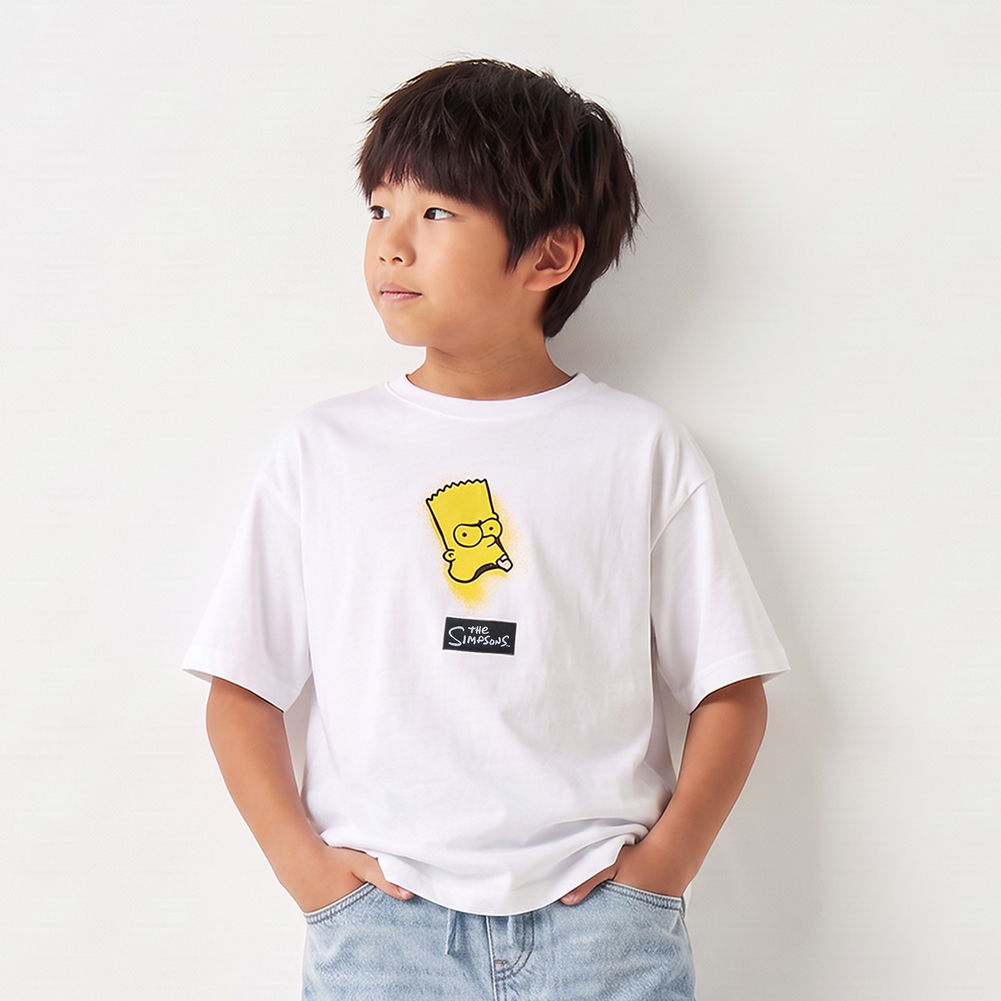 Disney Crew Neck Short Sleeves T-shirt with Bart Simpson Print-boys-clothing-tshirtsandpolos-image-2