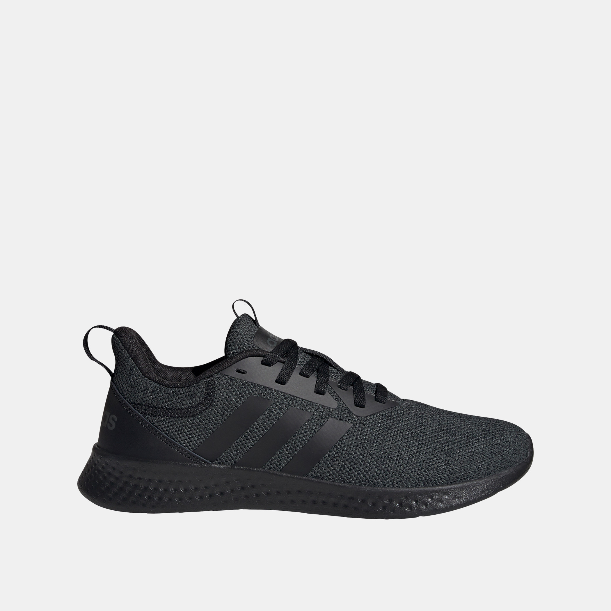 Adidas textured 2024 lace-up running shoes