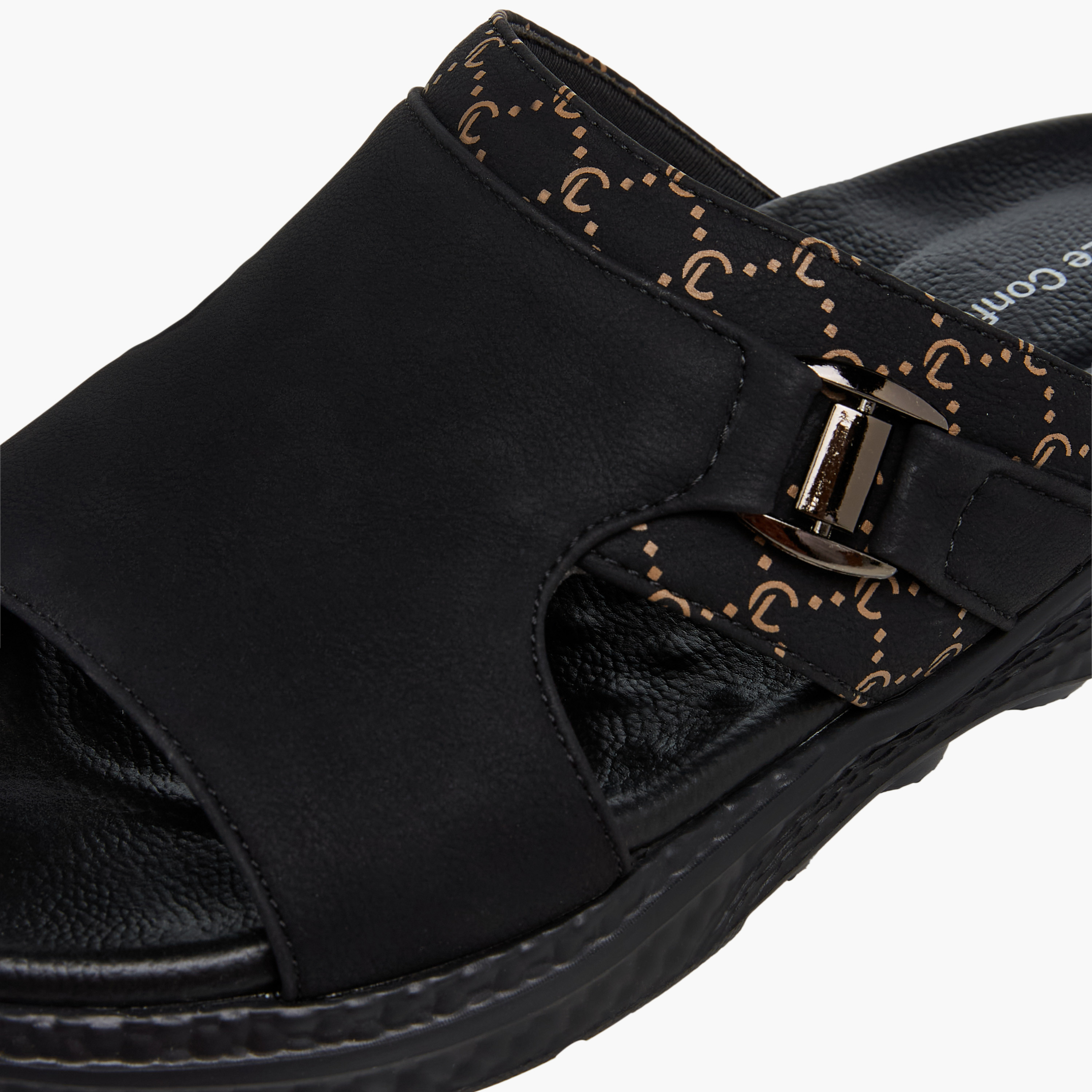 Le Confort Panelled Slip-On Sandals-men-shoes-sandals-image-4
