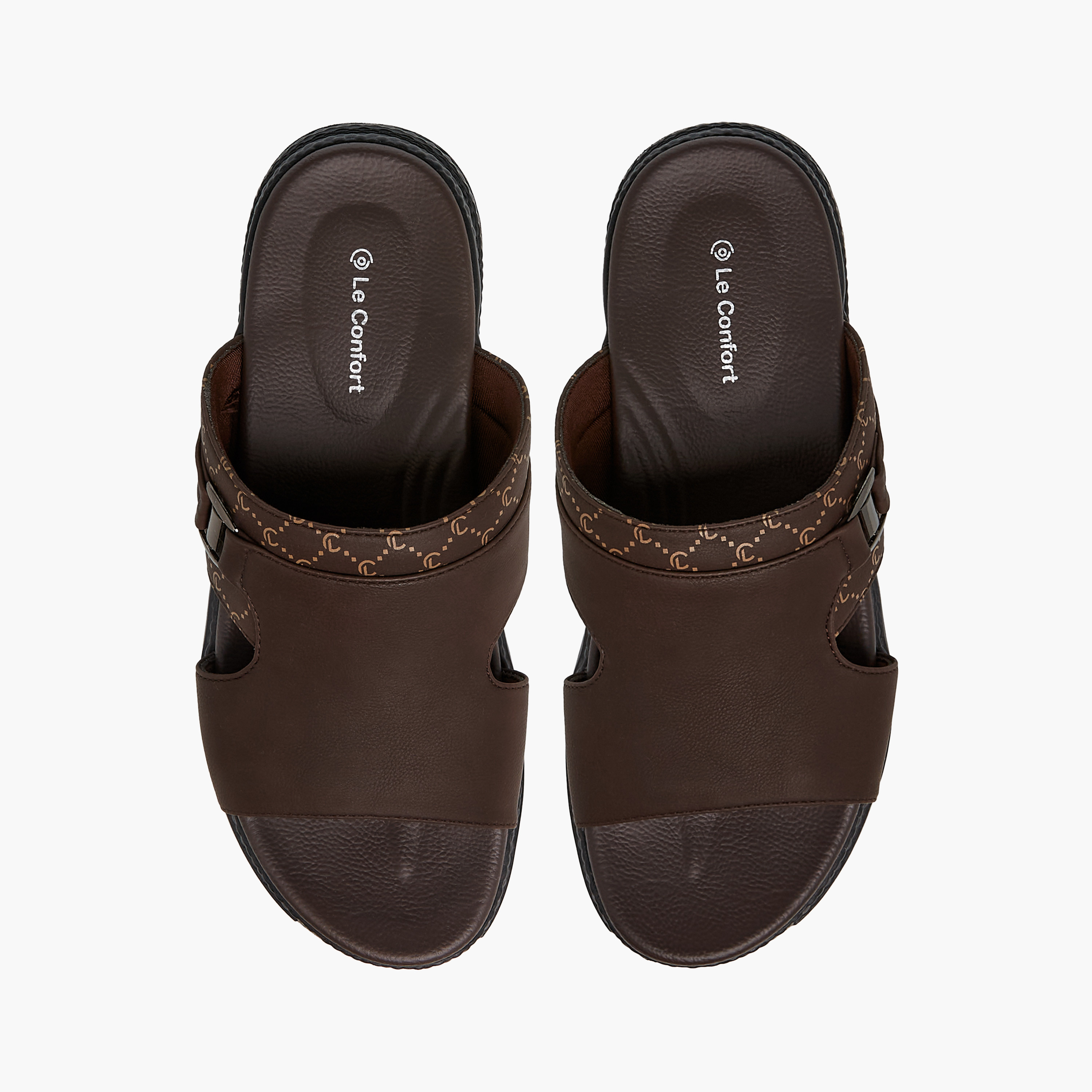 Le Confort Panelled Slip-On Sandals-men-shoes-sandals-image-1
