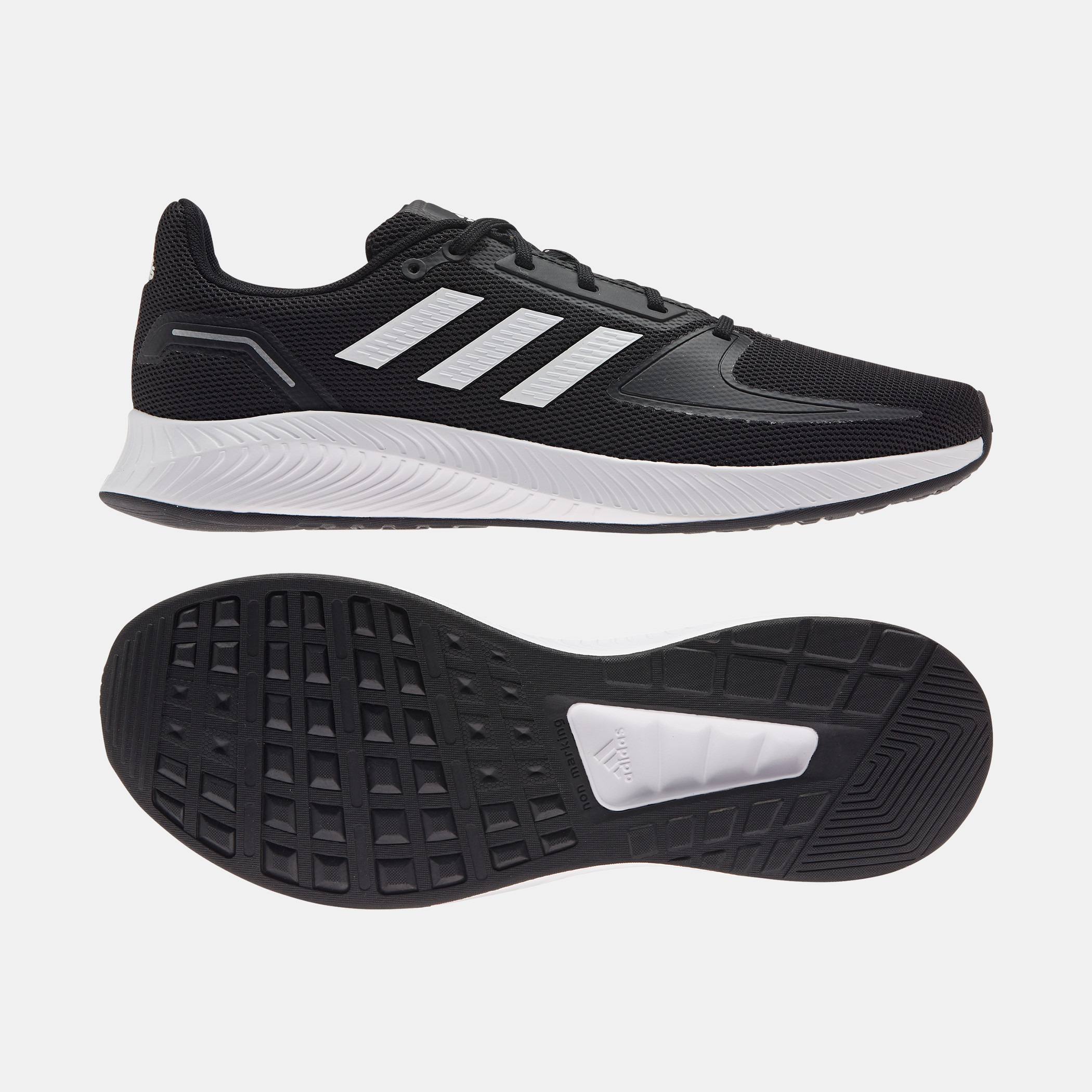 Shop Adidas Men s Textured Lace Up Running Shoes Run Falcon 2.0 Online Splash Bahrain