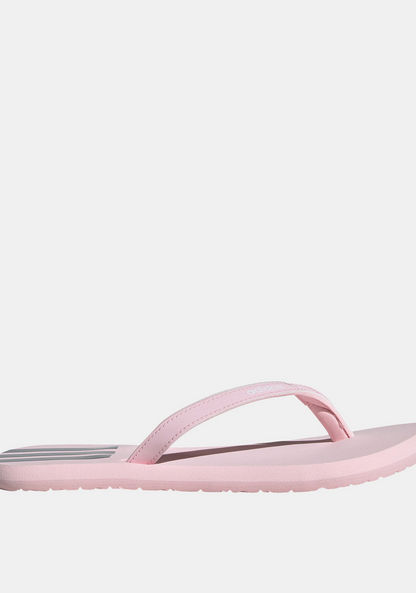Adidas Women's Logo Print Slip-On Flip-Flops