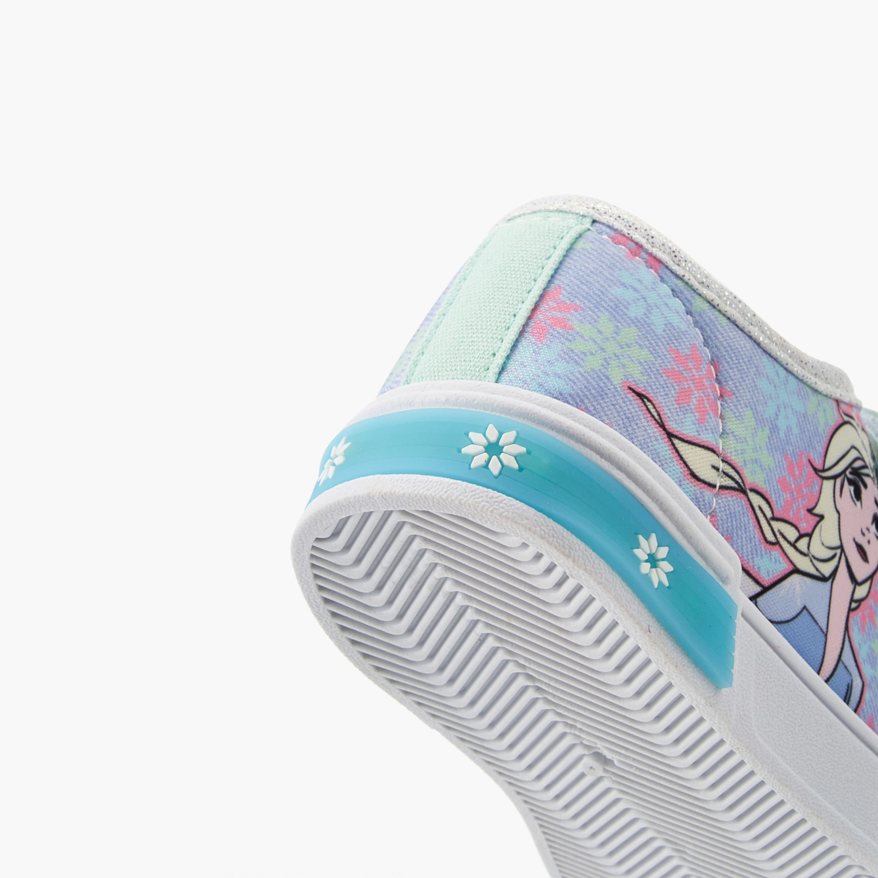 حذاء سنيكرز طول الكاحل بشريط إغلاق لاصق وطبعات فروزن للبنات من ديزني-girls-shoes-sneakers-image-5