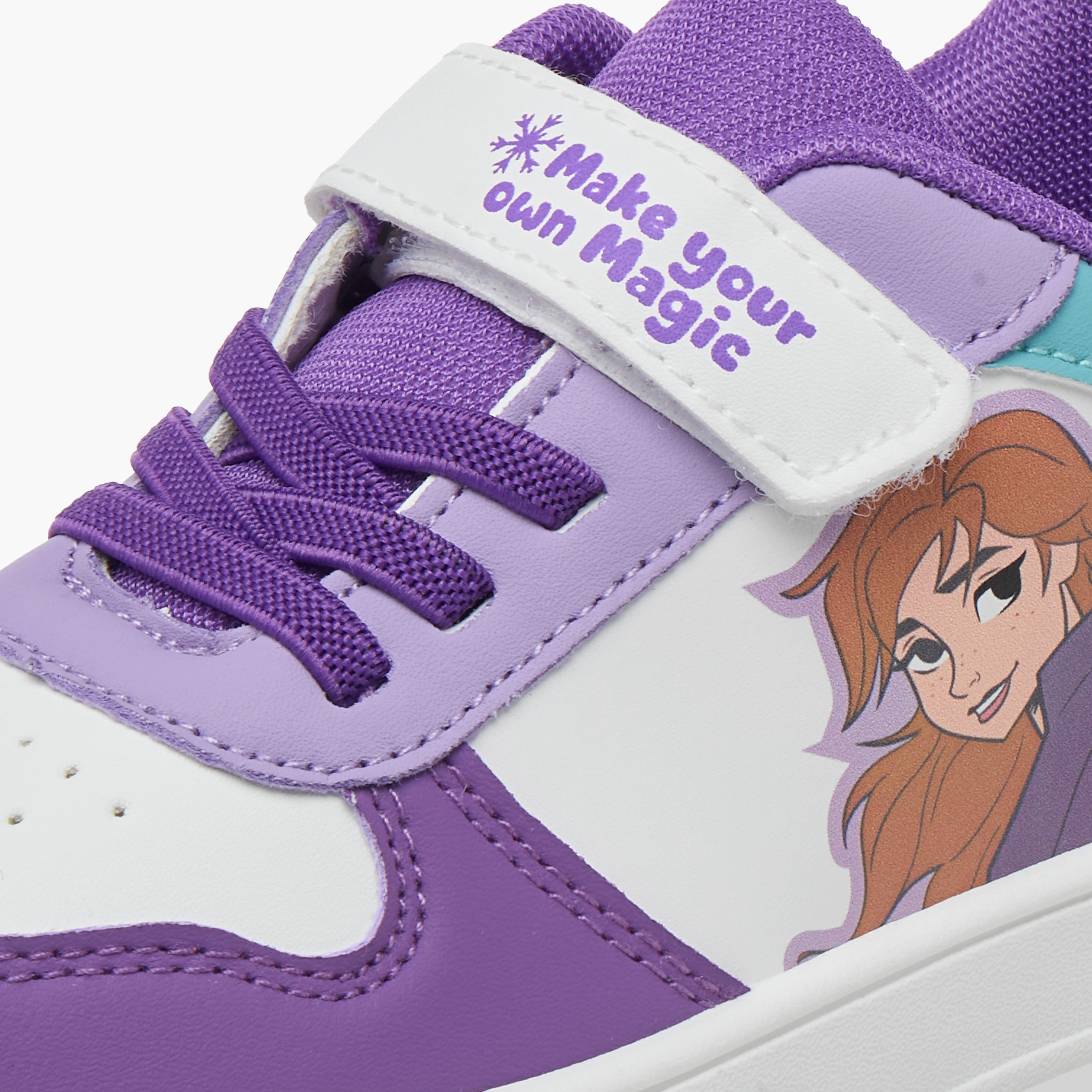 Disney Girls Frozen Hook & Loop Light-Up Ankle Sneakers-girls-shoes-sneakers-image-4