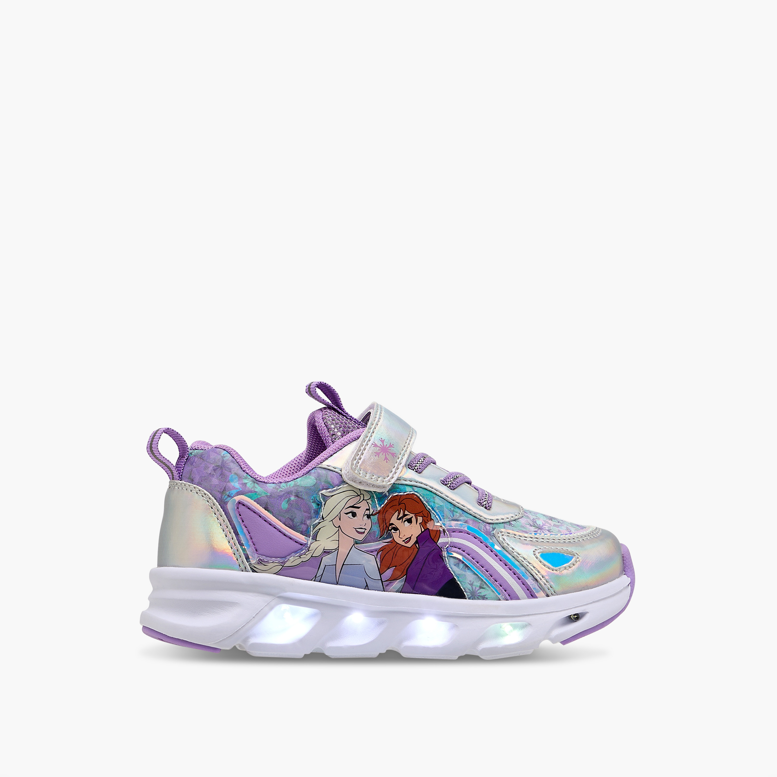 حذاء سنيكرز مضيء بطبعات فروزن وشريط إغلاق من ديزني-girls-shoes-sneakers-image-4