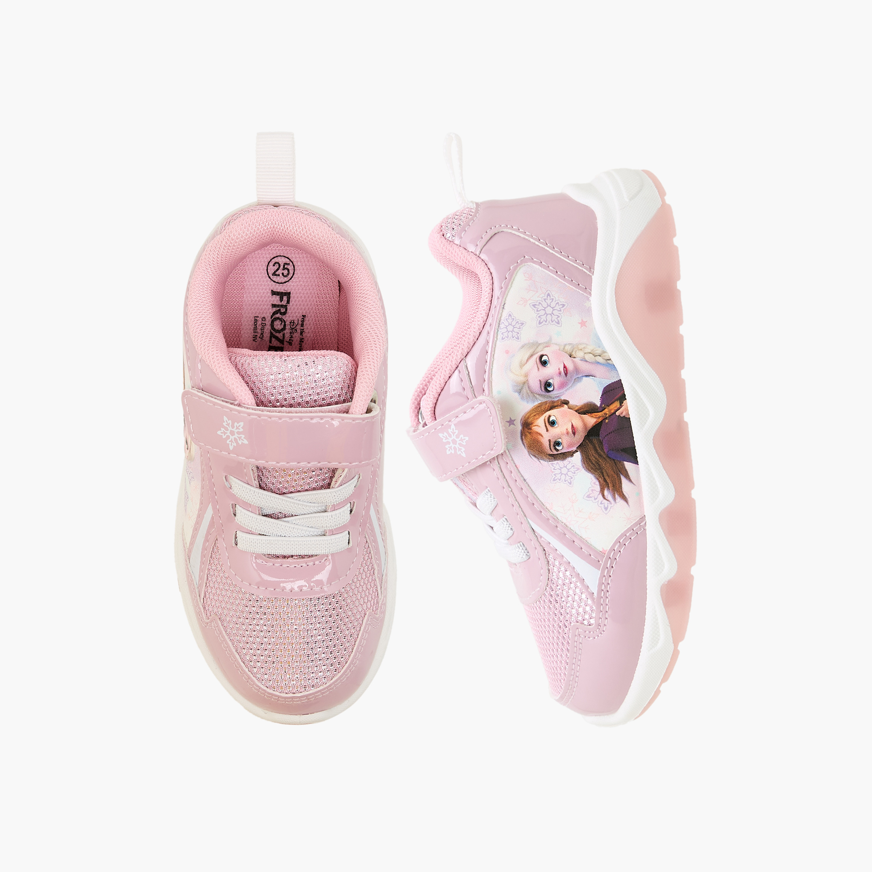 حذاء سنيكرز مضئ بطبعات فروزن للبنات من ديزني-girls-shoes-sneakers-image-1