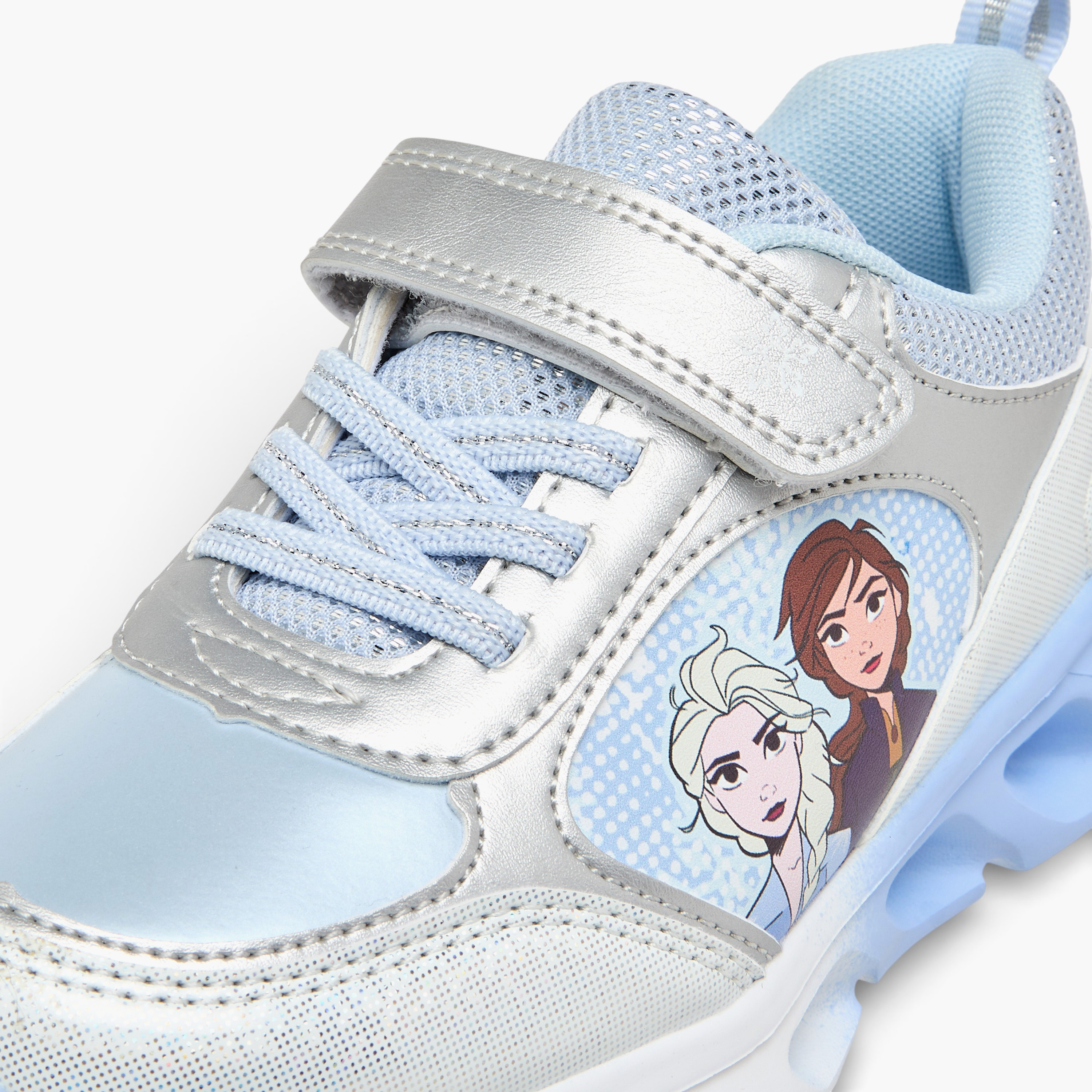 حذاء سنيكرز طول الكاحل مضيء بطبعات فروزن للبنات من ديزني-girls-shoes-sneakers-image-3