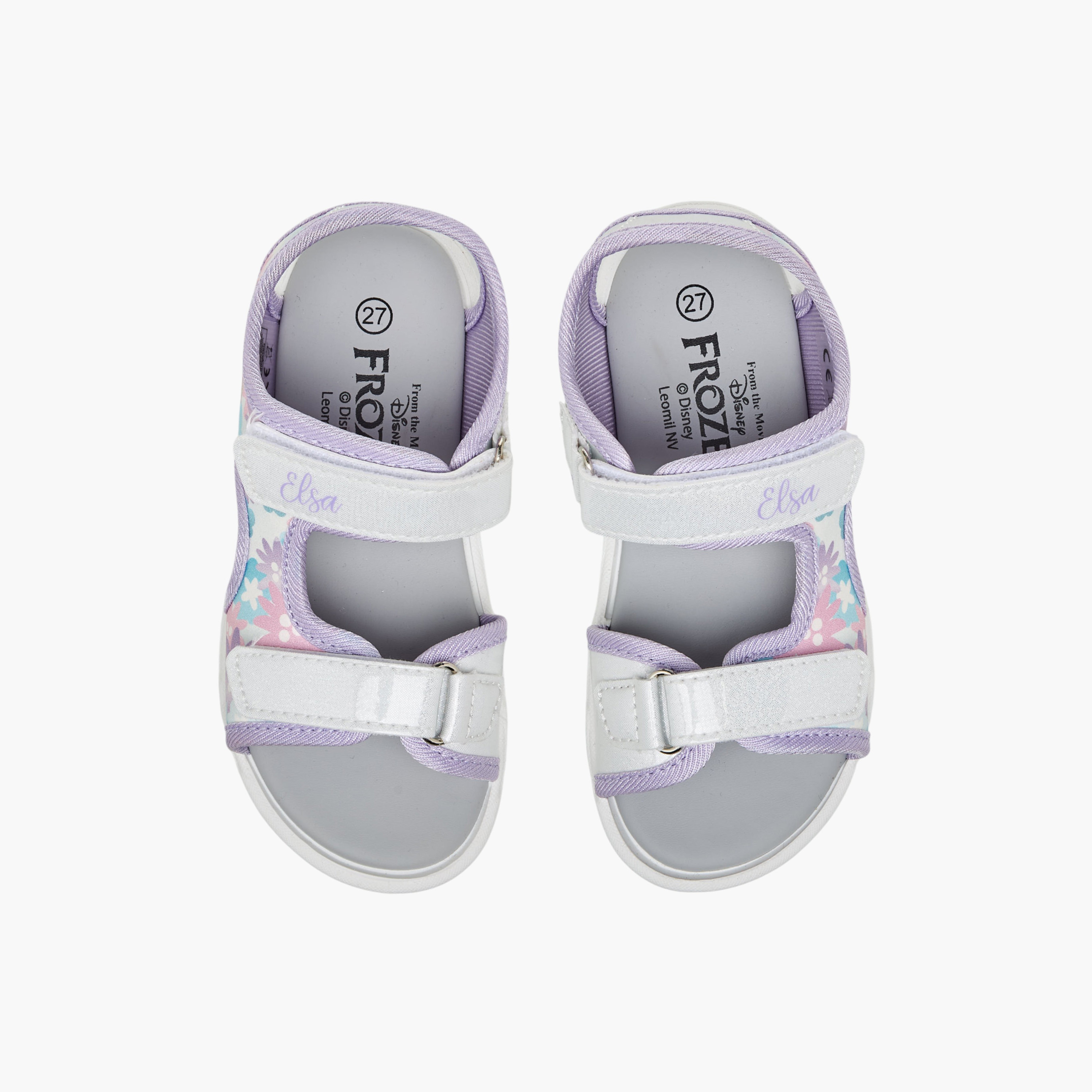 صندل بحزام وطبعات إلسا للبنات من ديزني-girls-shoes-sandals-image-1