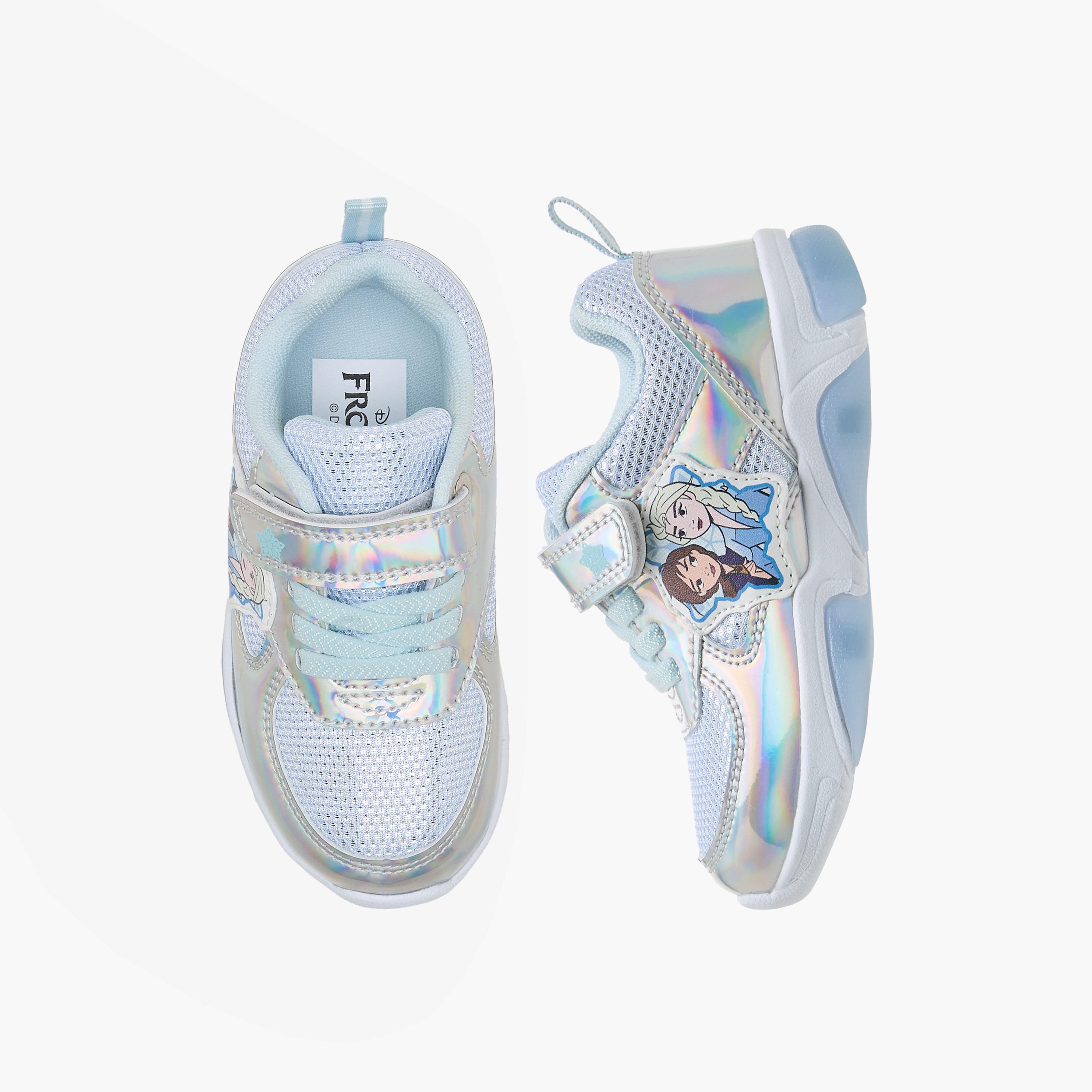 Disney Girls Frozen Print Light-Up Sneakers-girls-shoes-sneakers-image-1