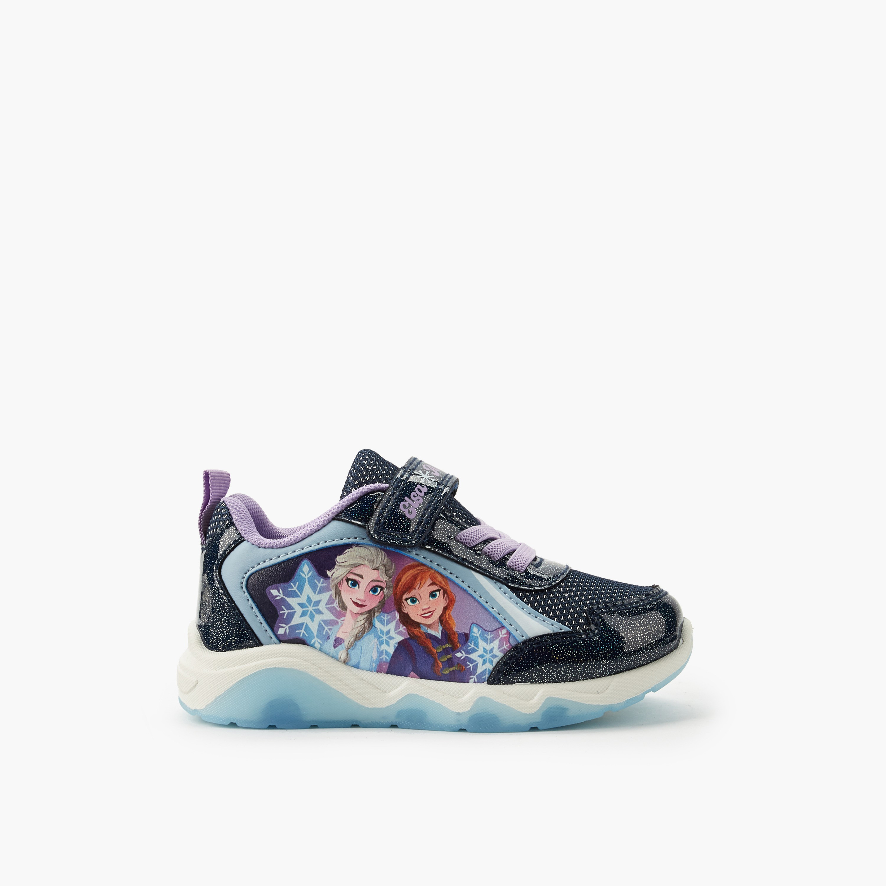 حذاء سنيكرز طول الكاحل مضيء بطبعات فروزن للبنات من ديزني-girls-shoes-sneakers-image-3