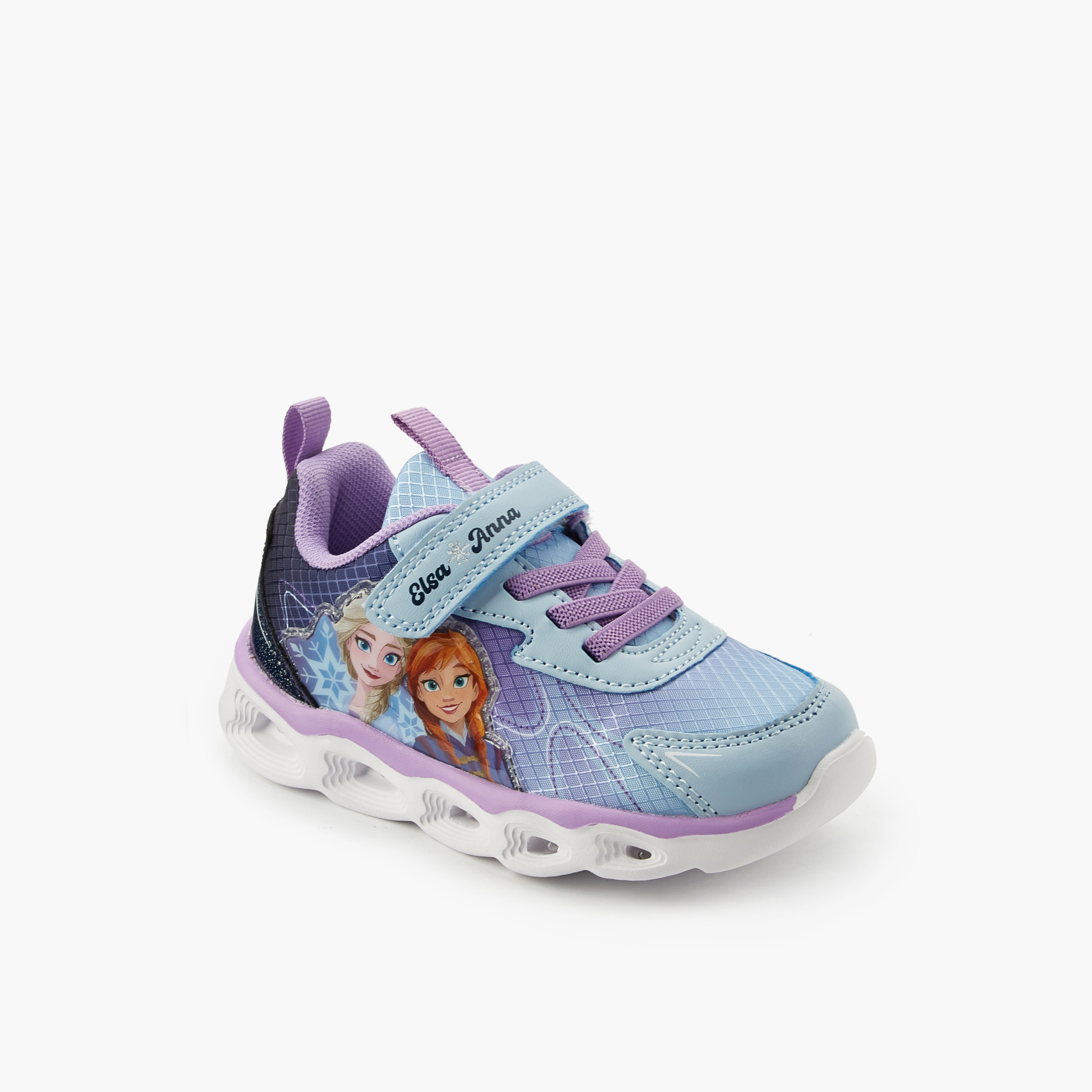 حذاء سنيكرز مضيء للفتيات بطبعات فروزن-girls-shoes-sneakers-image-2