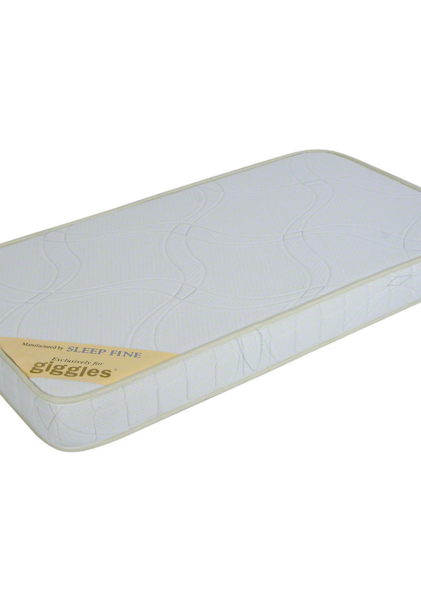 Giggles Foam Mattress - White (130 x 70 x 13 cms)-Mattresses-image-0