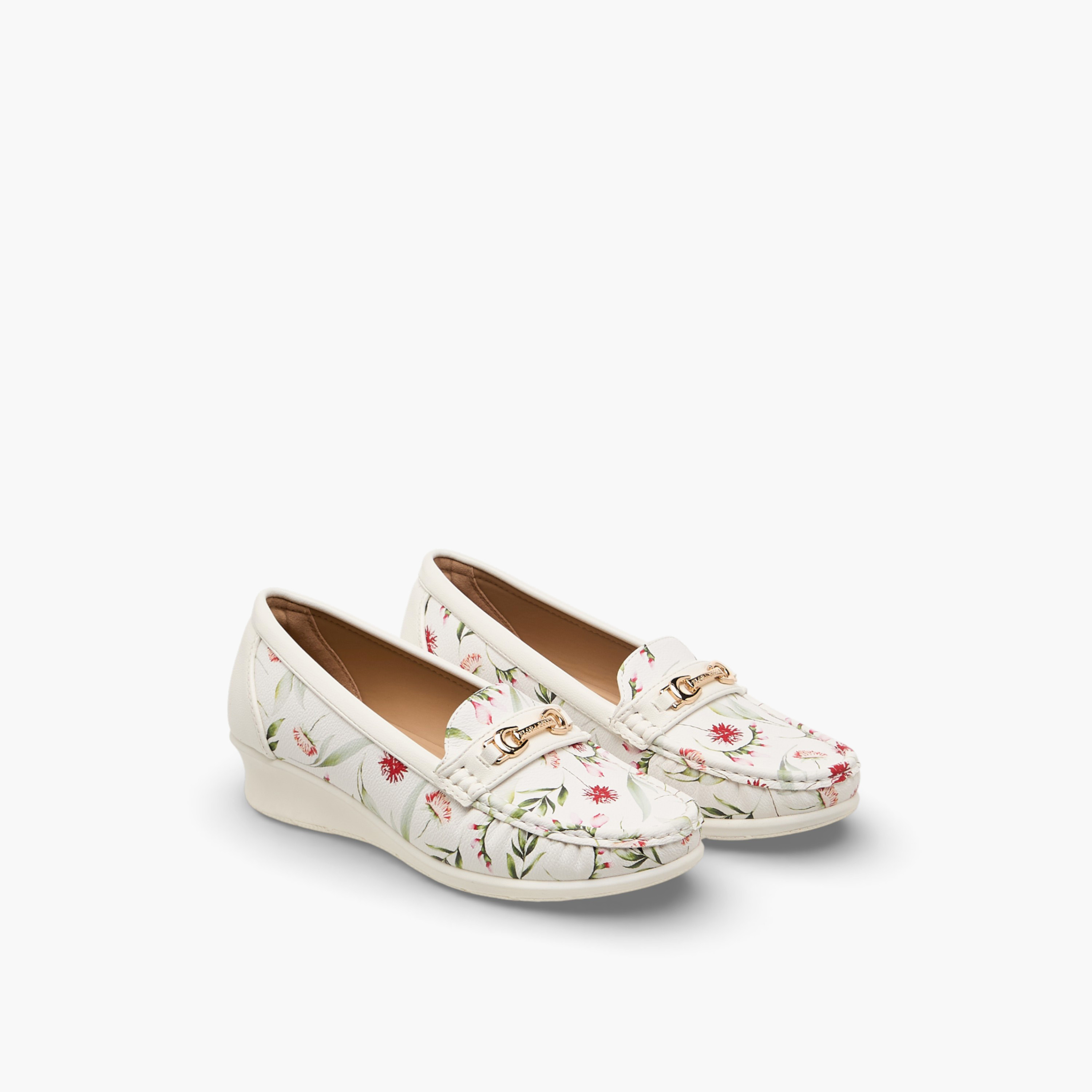Flora Bella Women Floral Print Wedge Heel Loafers-women-shoes-flats-loafers-image-1
