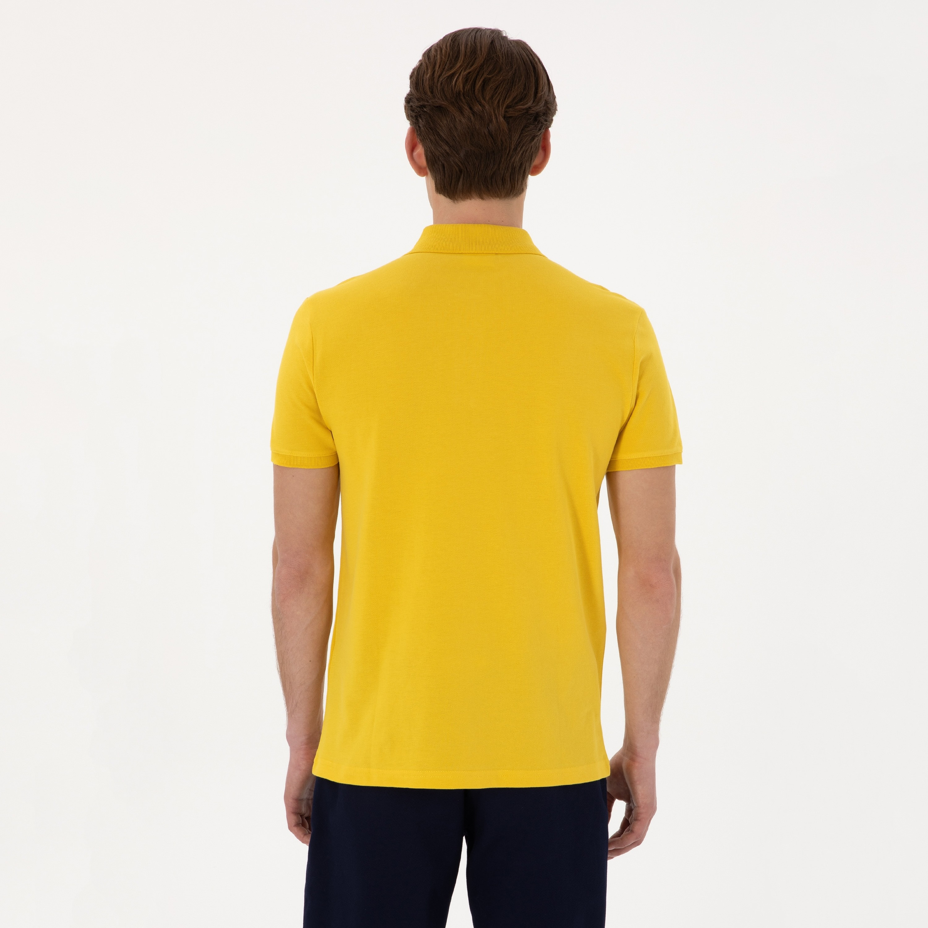 U.S. Polo Assn Plain Collared Short Sleeves Men's Polo T-Shirt-men-clothing-tshirtsandpolos-polos-image-4