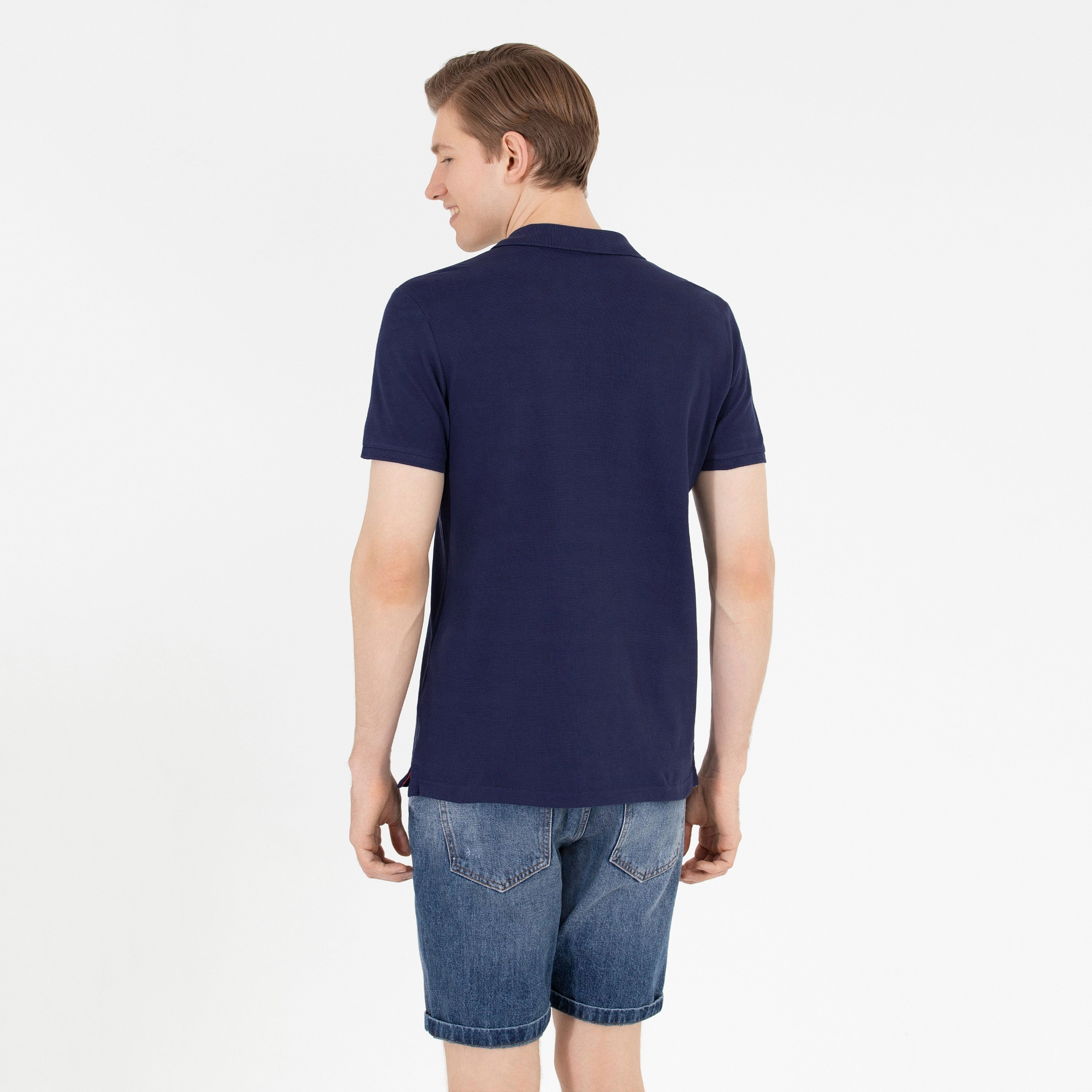 U.S. Polo Assn Plain Collared Short Sleeves Men's Polo T-Shirt-men-clothing-tshirtsandpolos-polos-image-4