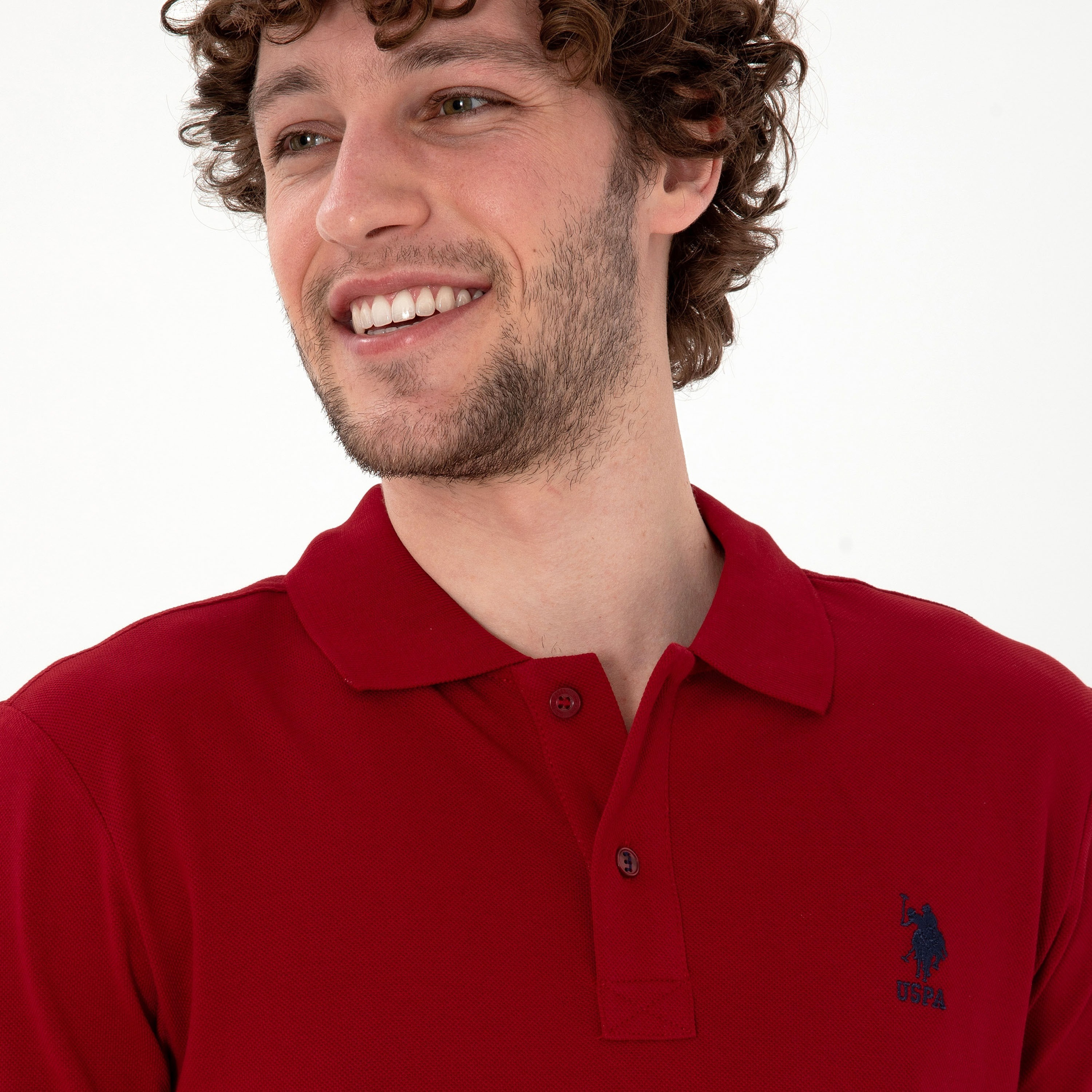 U.S. Polo Assn Plain Collared Short Sleeves Men's Polo T-Shirt-men-clothing-tshirtsandpolos-polos-image-3