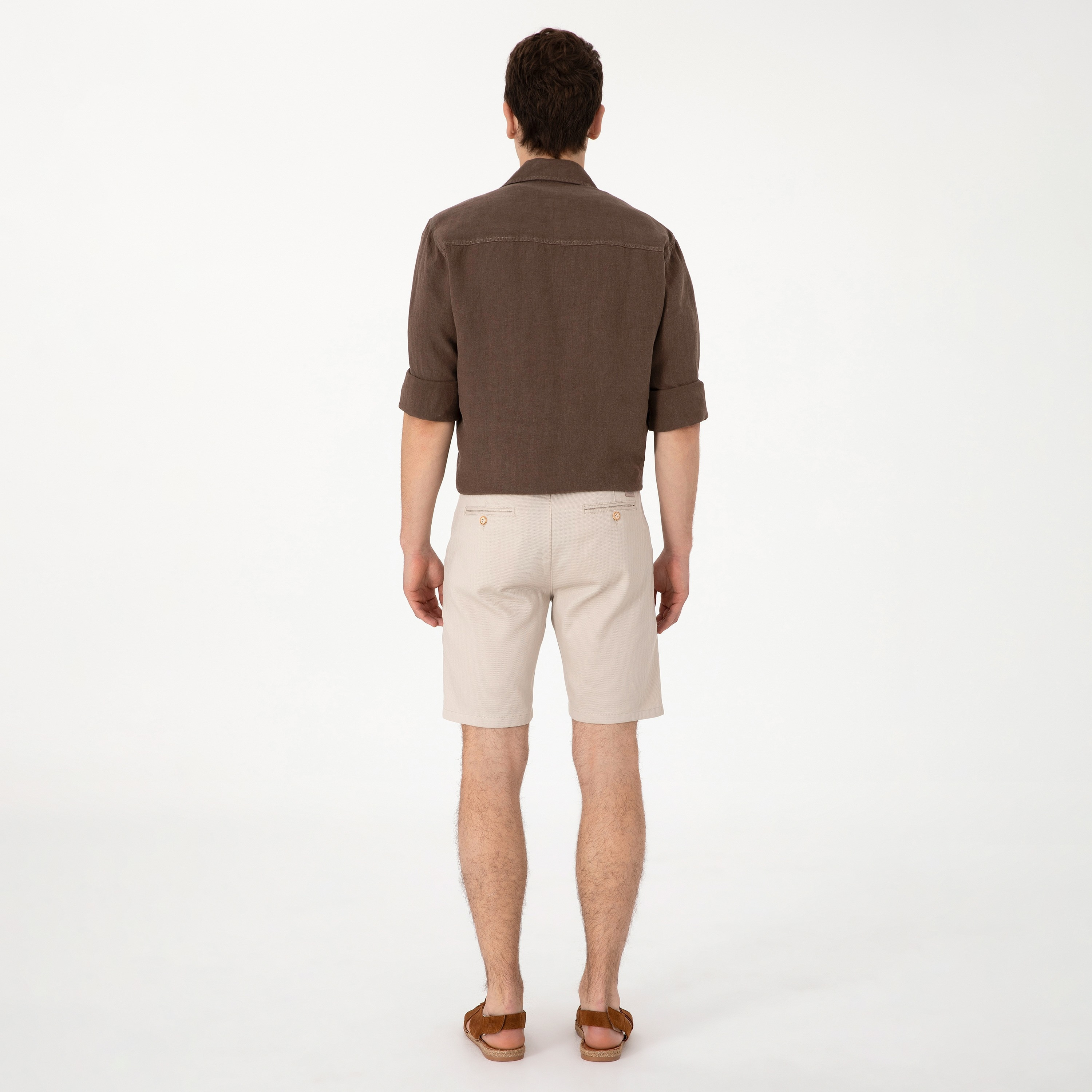 شورت رجالي، بقصة ضيقة وخصر متوسط، وأزرار وسحاب من يو إس بولو أسسن-men-clothing-bottoms-shorts-image-10